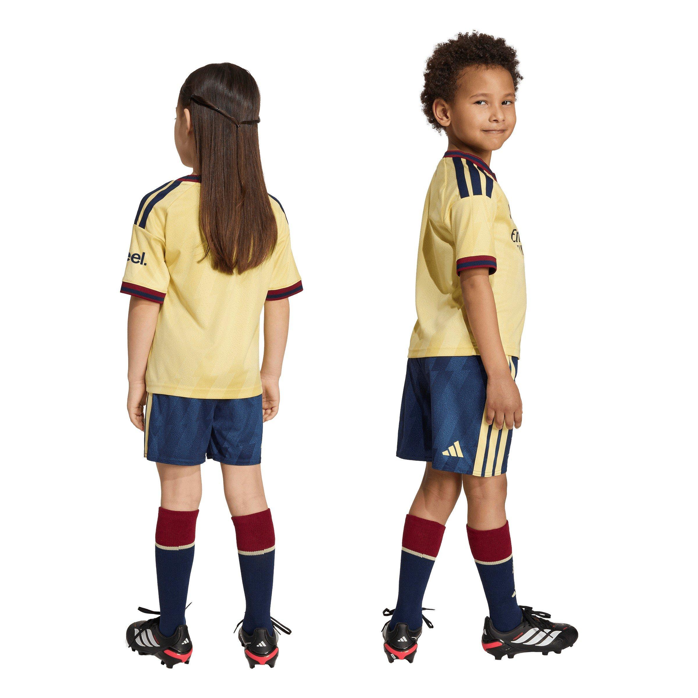 Geel/Zwart - adidas - Kids' Arsenal Third 25/26 Shirt and Shorts Mini Kit - 4