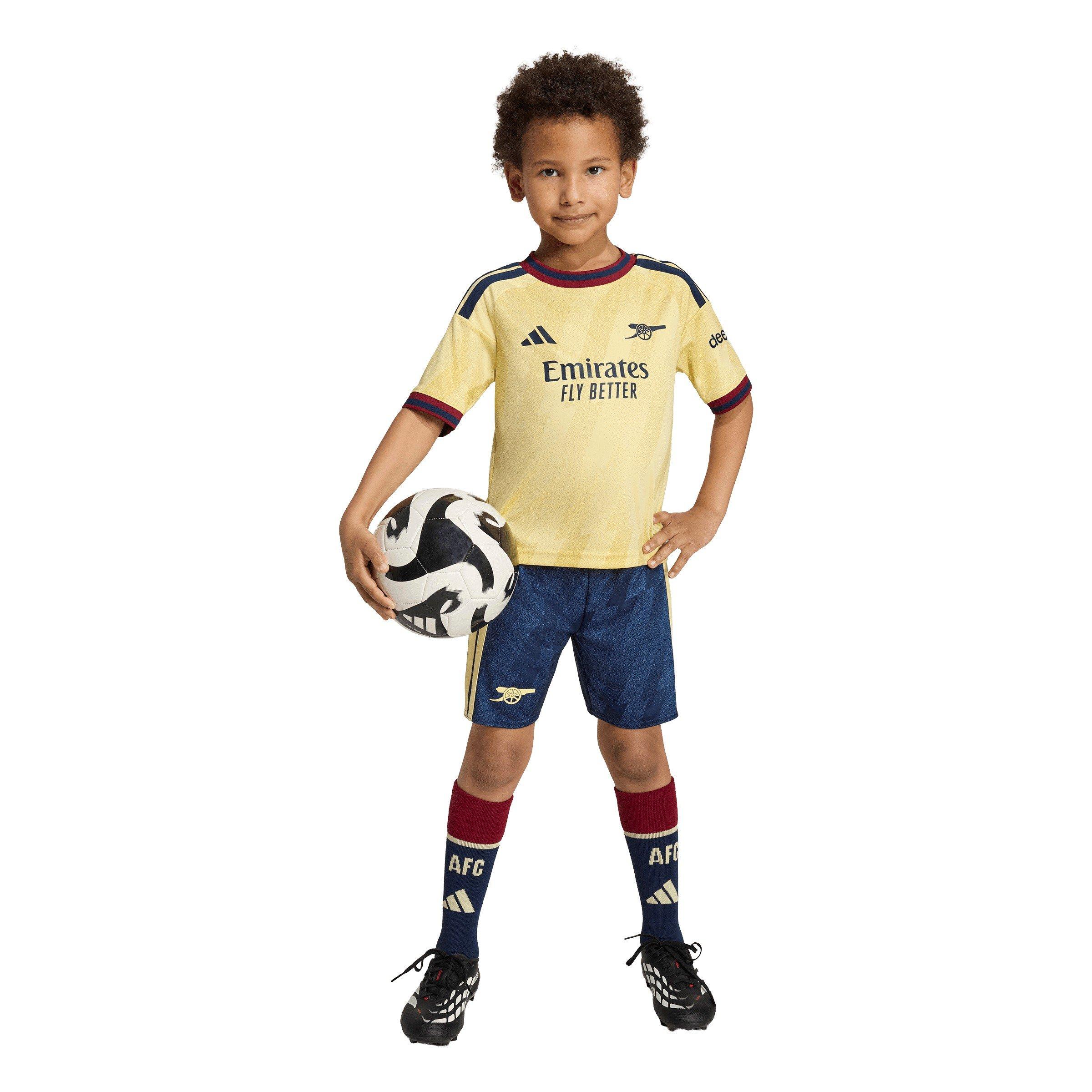 Geel/Zwart - adidas - Kids' Arsenal Third 25/26 Shirt and Shorts Mini Kit - 7