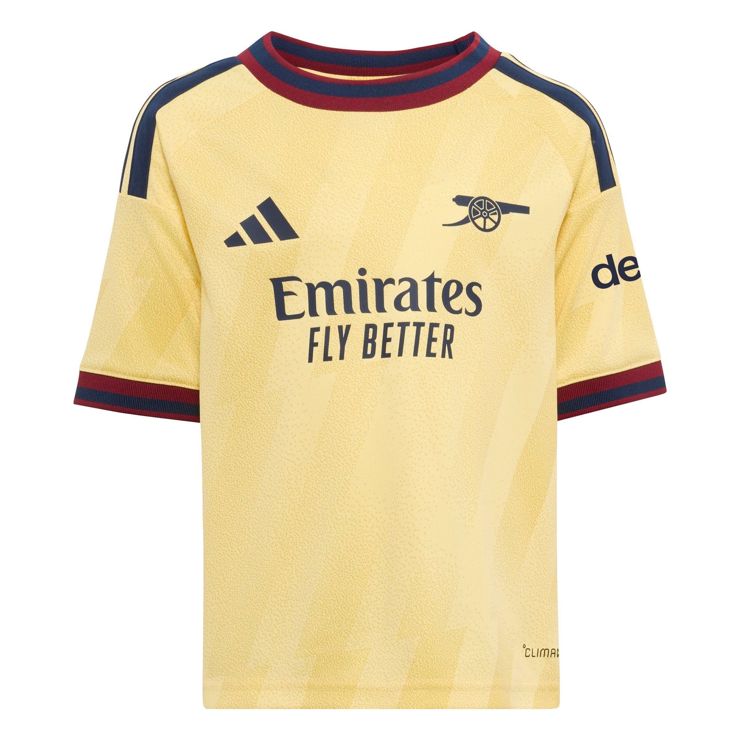Geel/Zwart - adidas - Kids' Arsenal Third 25/26 Shirt and Shorts Mini Kit - 8