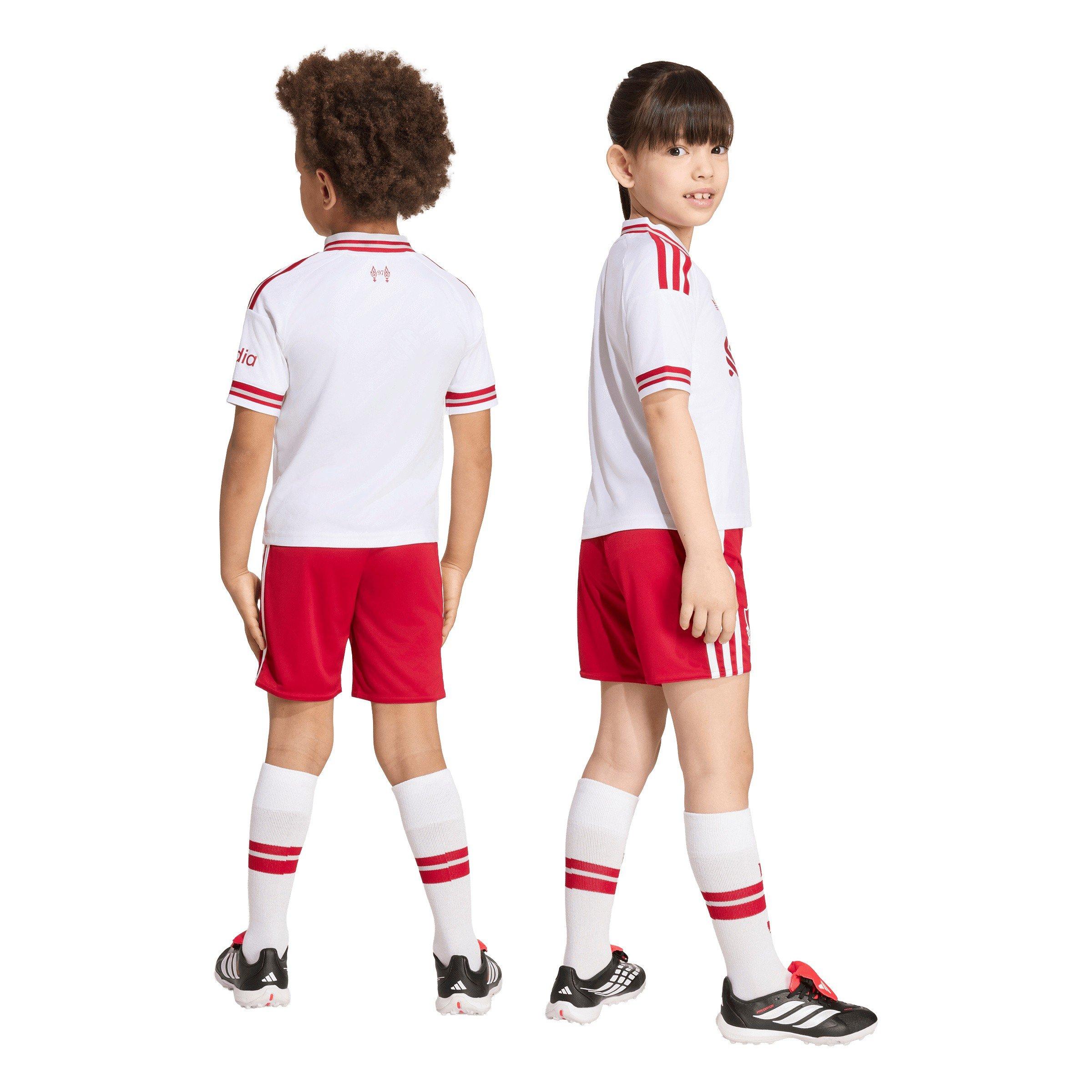 White/Red - adidas - Liverpool Away Mini Kit 2026/27 Infants - 4