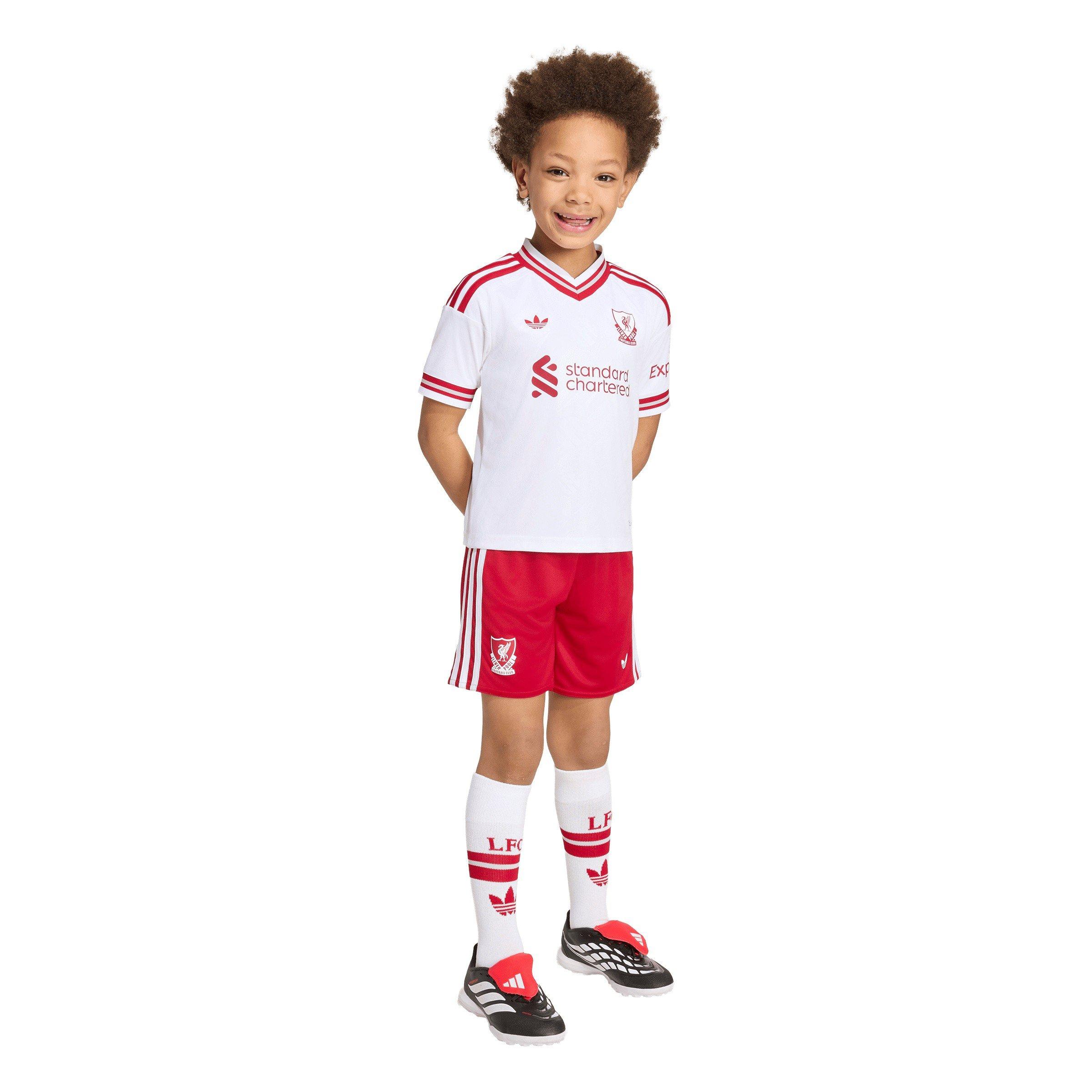 White/Red - adidas - Liverpool Away Mini Kit 2026/27 Infants - 5