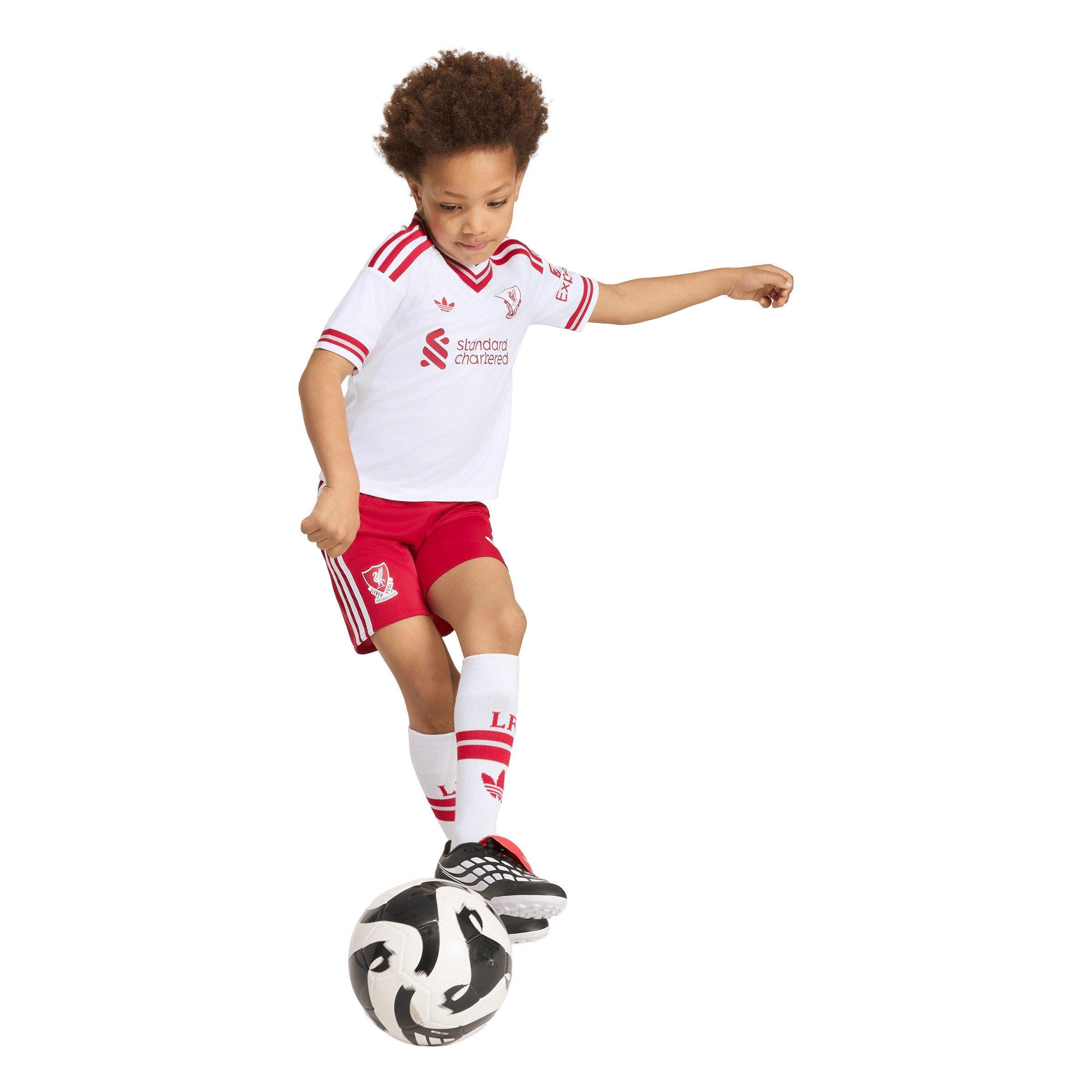 White/Red - adidas - Liverpool Away Mini Kit 2026/27 Infants - 7
