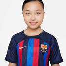 Rouge/Bleu - Nike - Barcelona Home Shirt 2022 2023 Junior Boys - 5