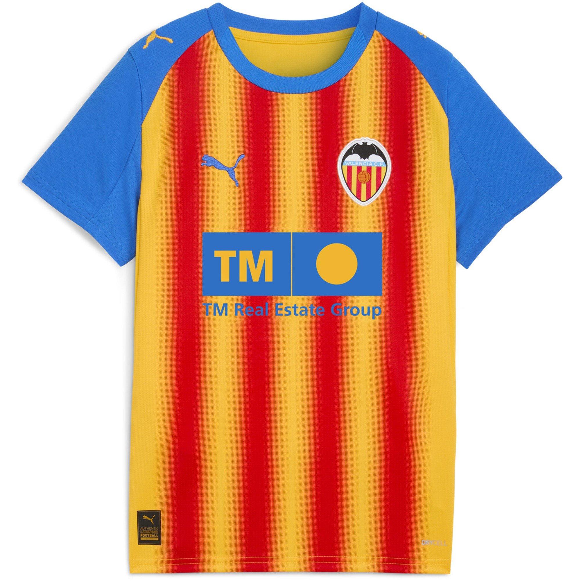 Yellow/Red - Puma - Valencia Third Shirt 2025 2026 Juniors - 1