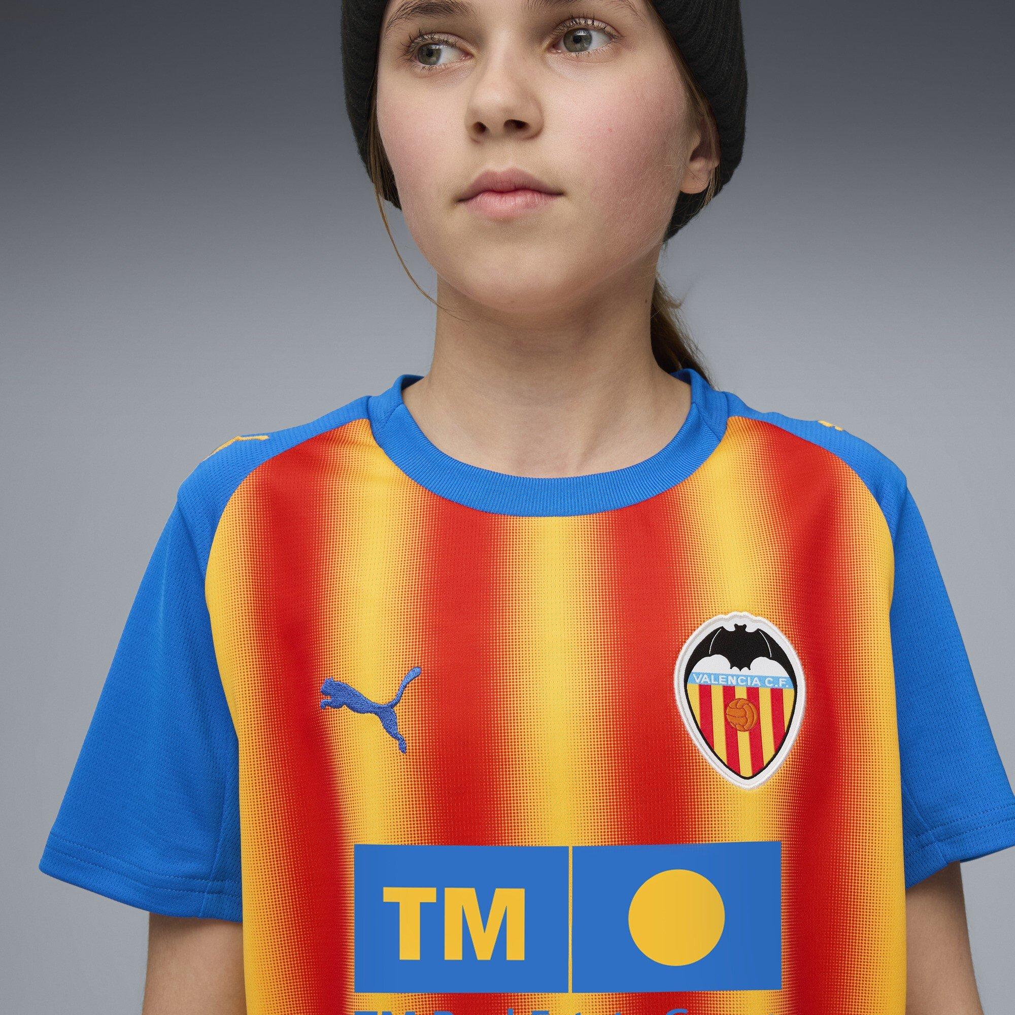 Gul/Rød - Puma - Valencia Third Shirt 2025 2026 Juniors - 5