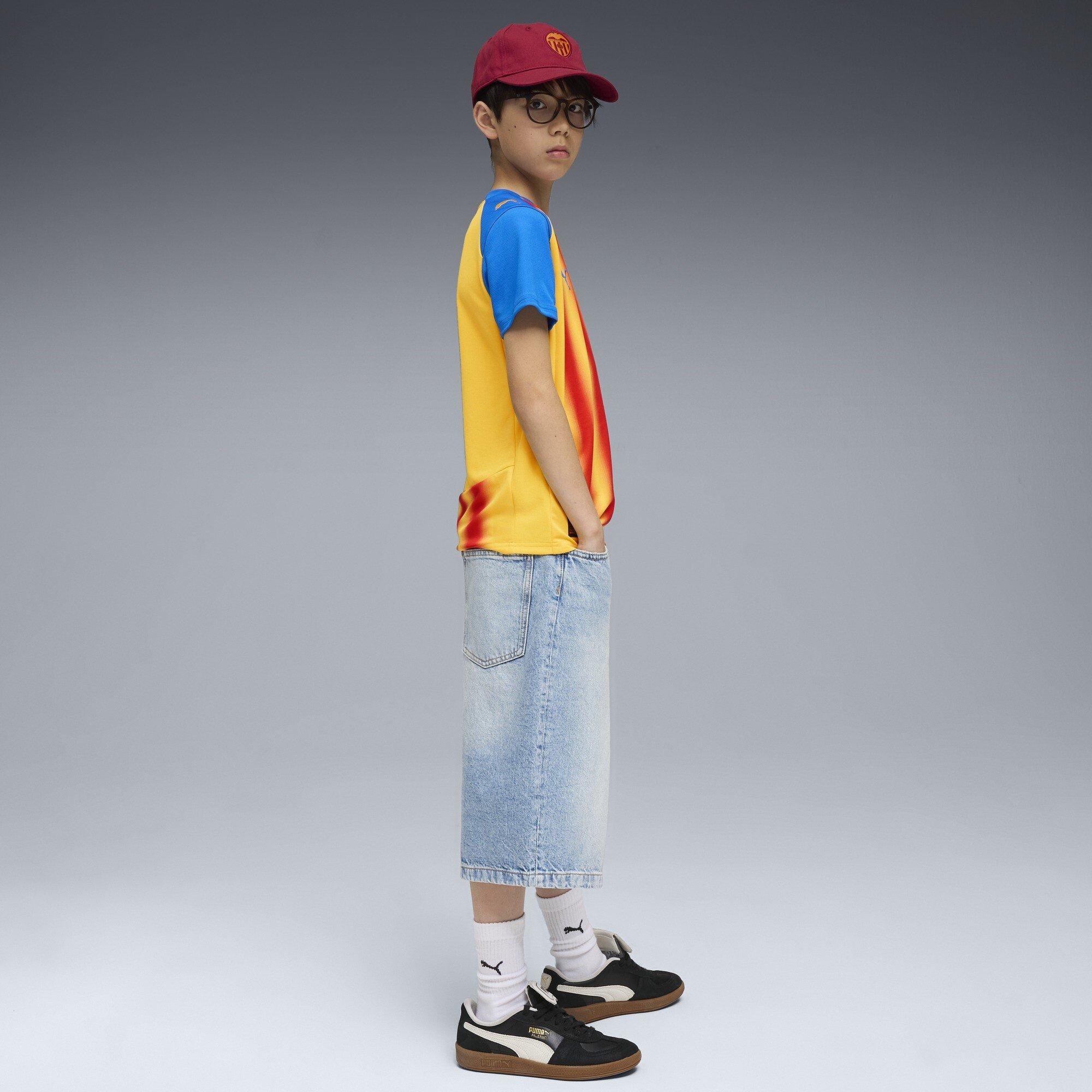 Gul/Rød - Puma - Valencia Third Shirt 2025 2026 Juniors - 6