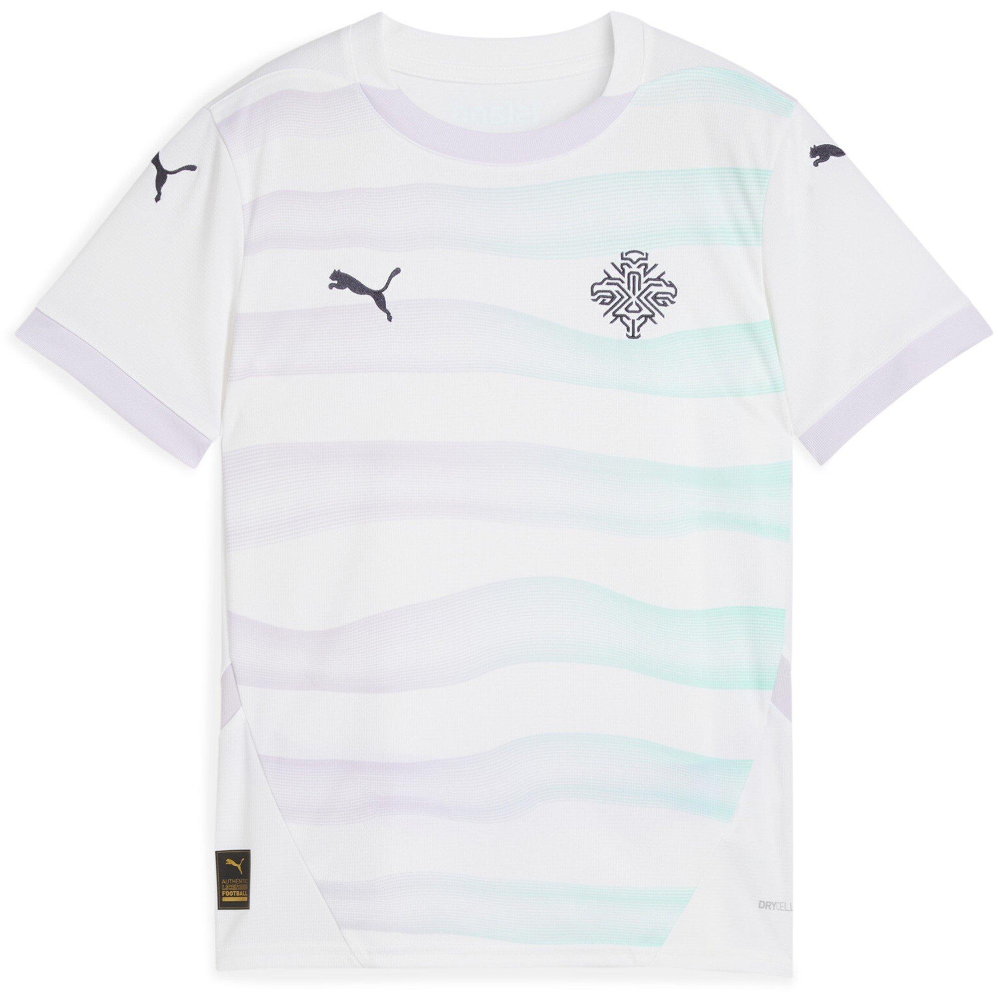 White/Navy - Puma - Iceland Away Shirt 2025 Juniors - 1