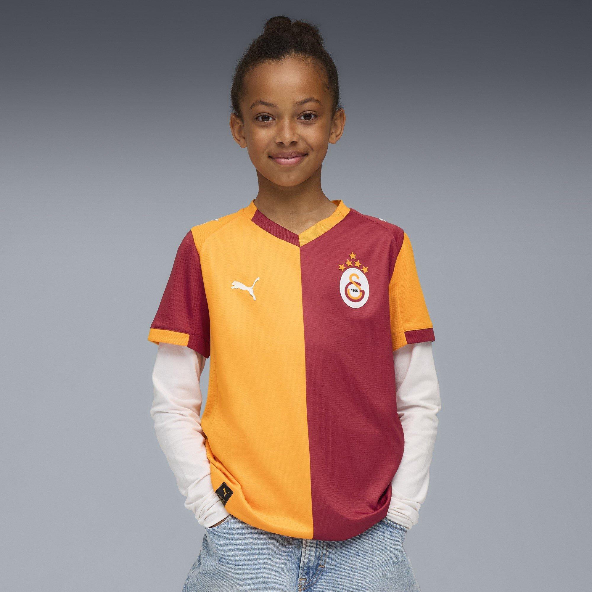 Orange/Red - Puma - Galatasry Home Shirt 2025 2026 Juniors - 3