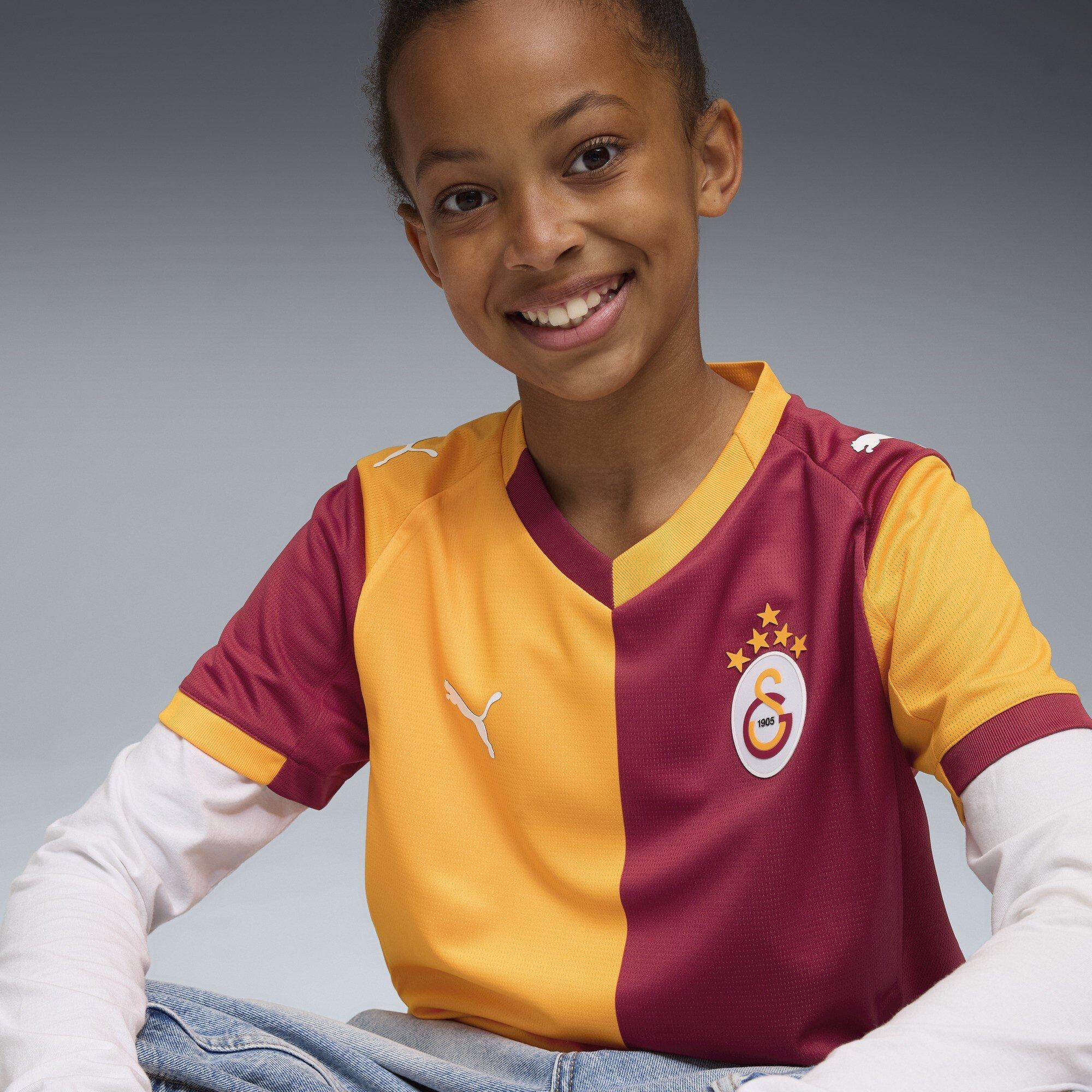 Orange/Red - Puma - Galatasry Home Shirt 2025 2026 Juniors - 4
