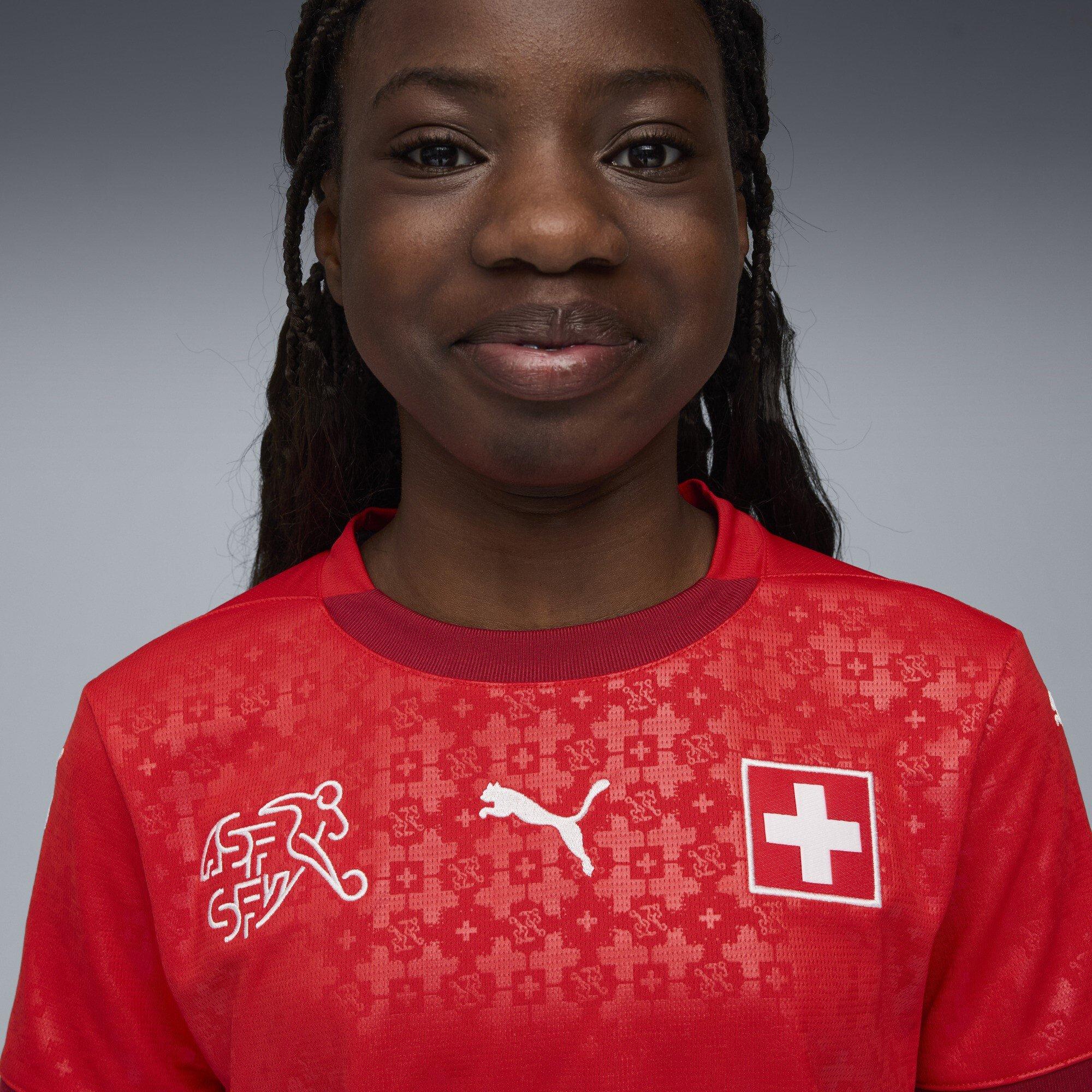 Vermelho - Puma - Switzerland Home Shirt 2025 Juniors - 5