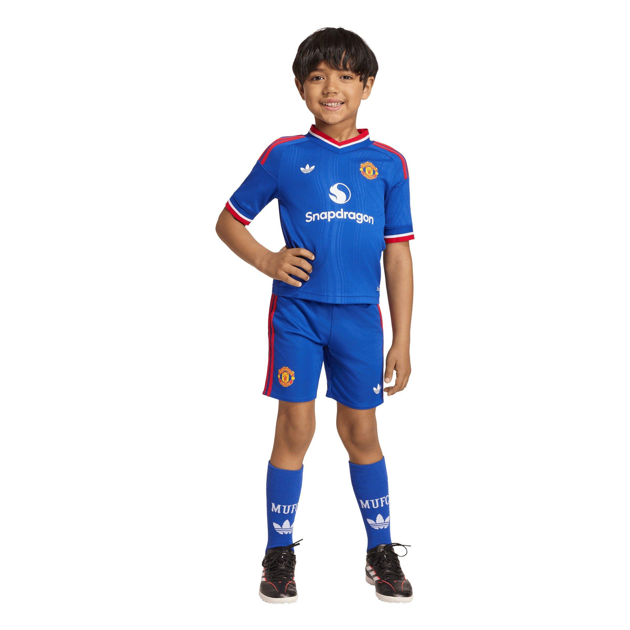 Blauw/Rood - adidas - Manchester United Away Mini Kit 2026/27 Infants - 3