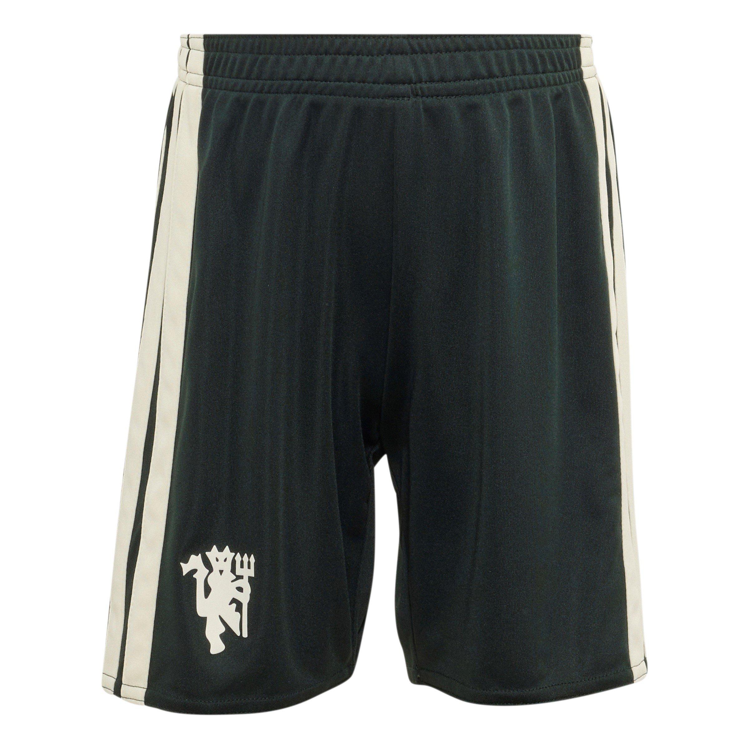 White/Red - adidas - Kids' Manchester United Third 2024/25 AEROREADY Short-Sleeve Mini Kit - 9