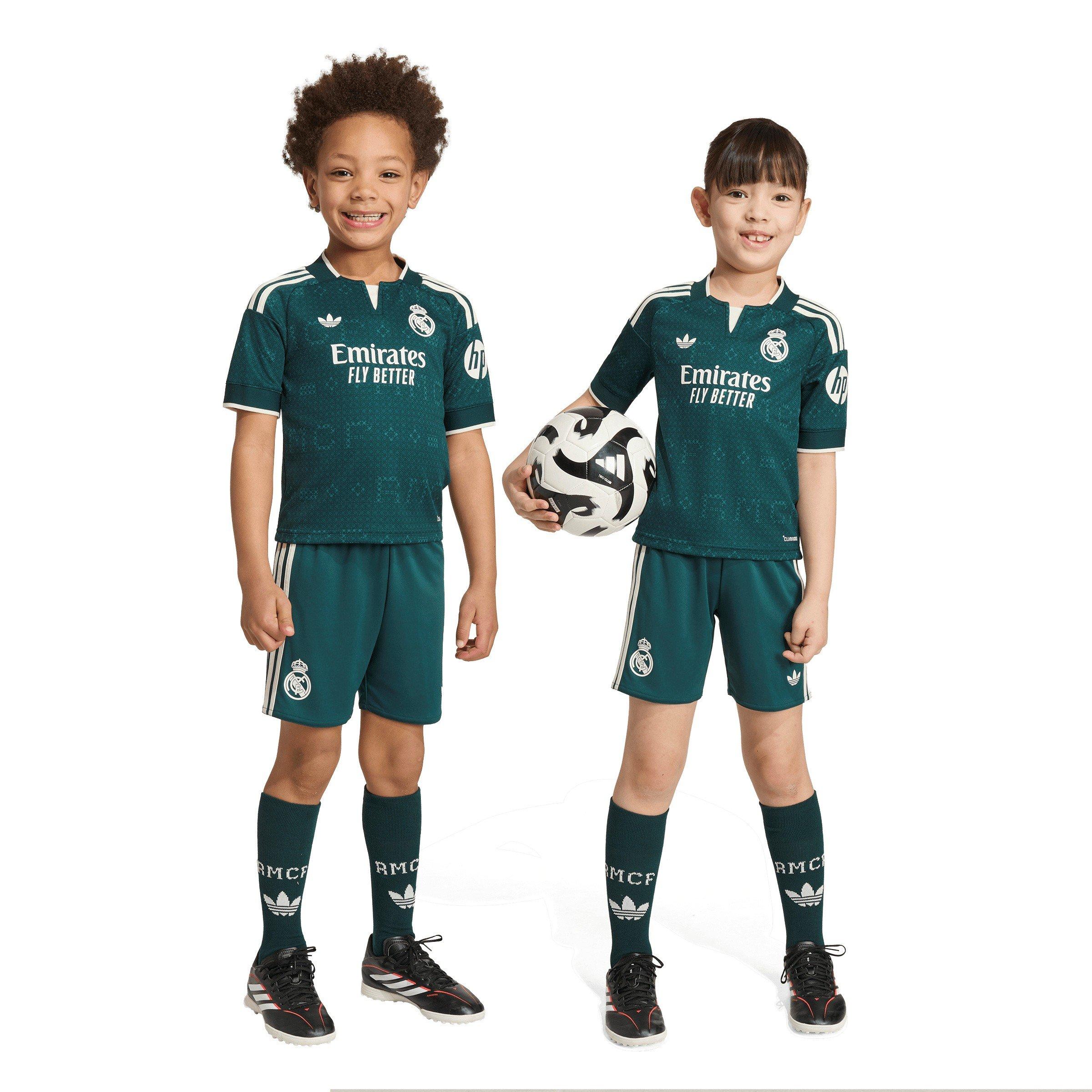 Vert/Blanc - adidas - Real Madrid Away Mini Kit 2026/27 Infants - 3