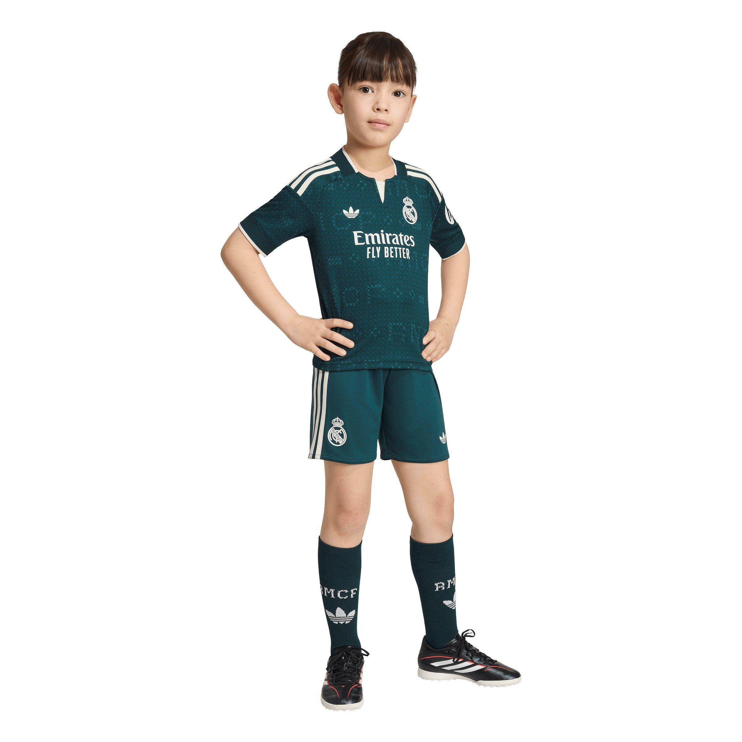 Vert/Blanc - adidas - Real Madrid Away Mini Kit 2026/27 Infants - 7