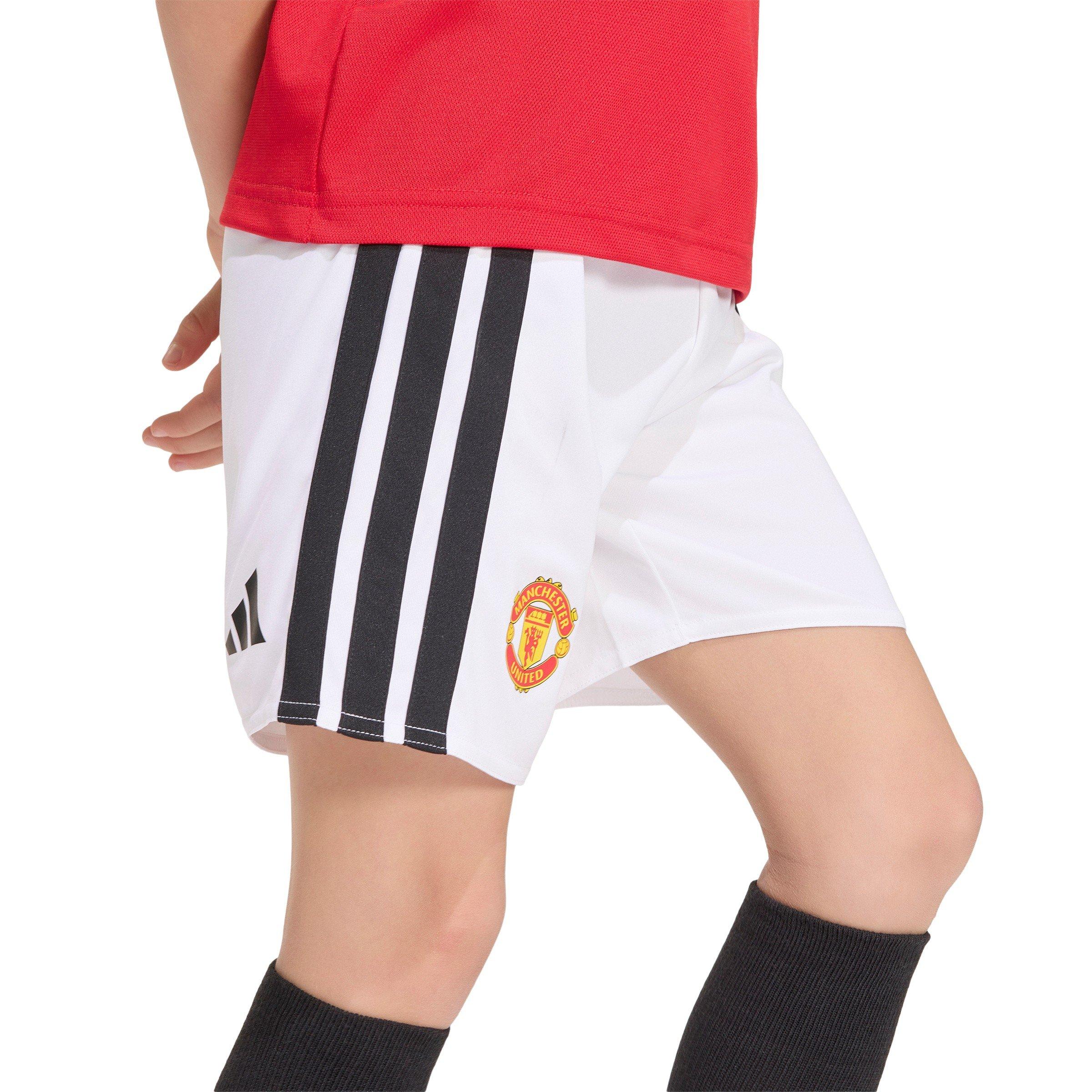 Rood/Wit - adidas - Unisex Kids Manchester United Domestic Mini Kit - 12