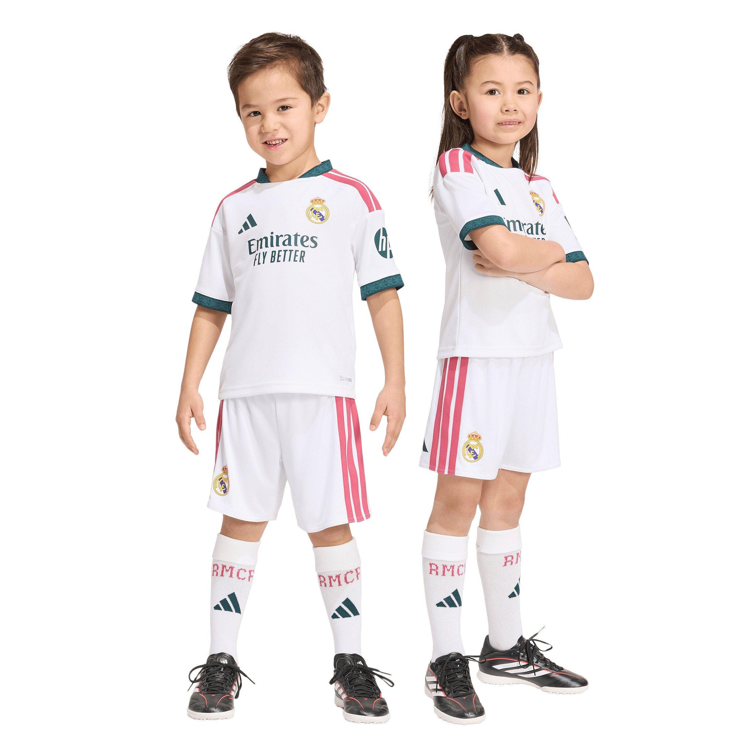 Wit/Groen - adidas - Real Madrid Home Mini Kit 2026/27 Infants - 3
