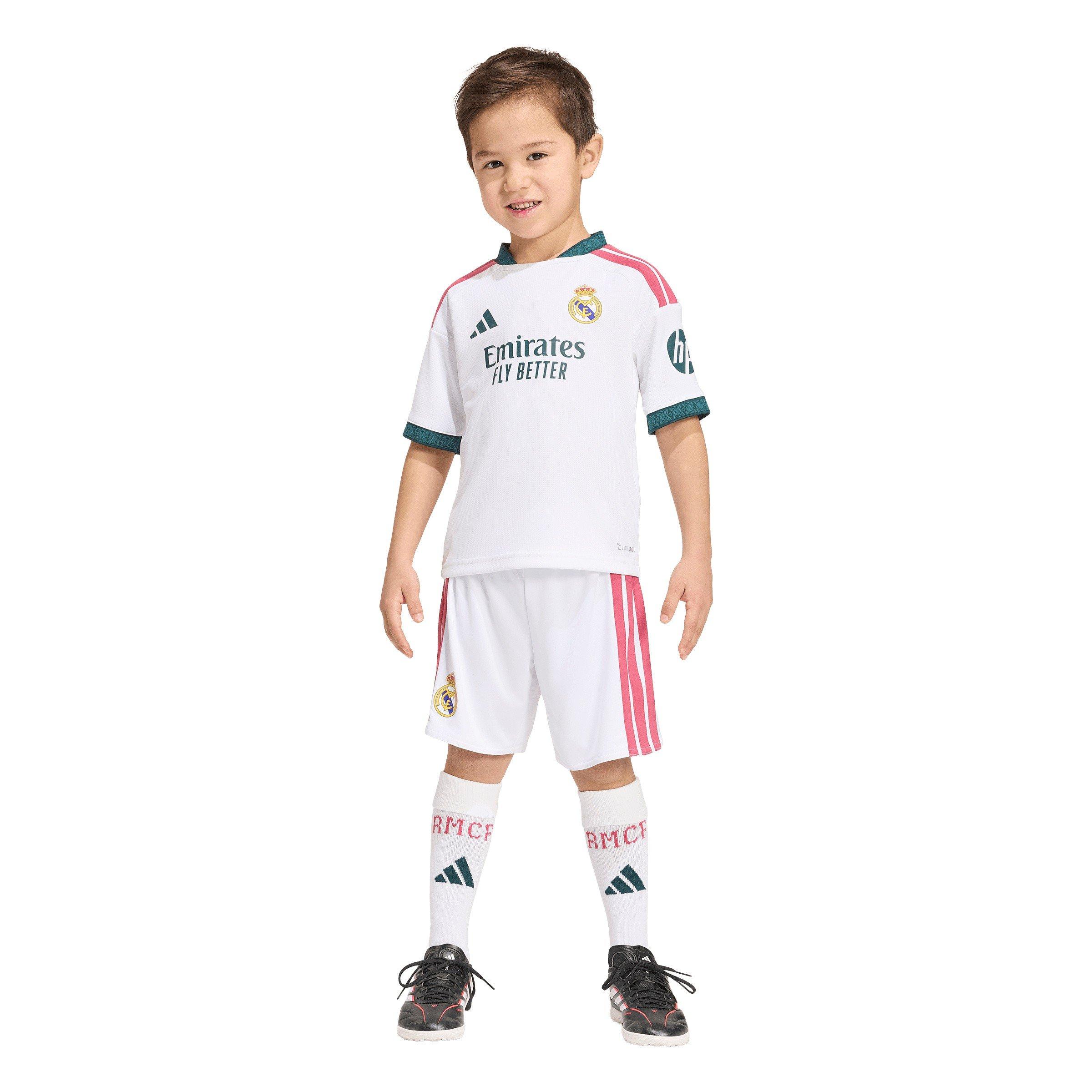 Wit/Groen - adidas - Real Madrid Home Mini Kit 2026/27 Infants - 5
