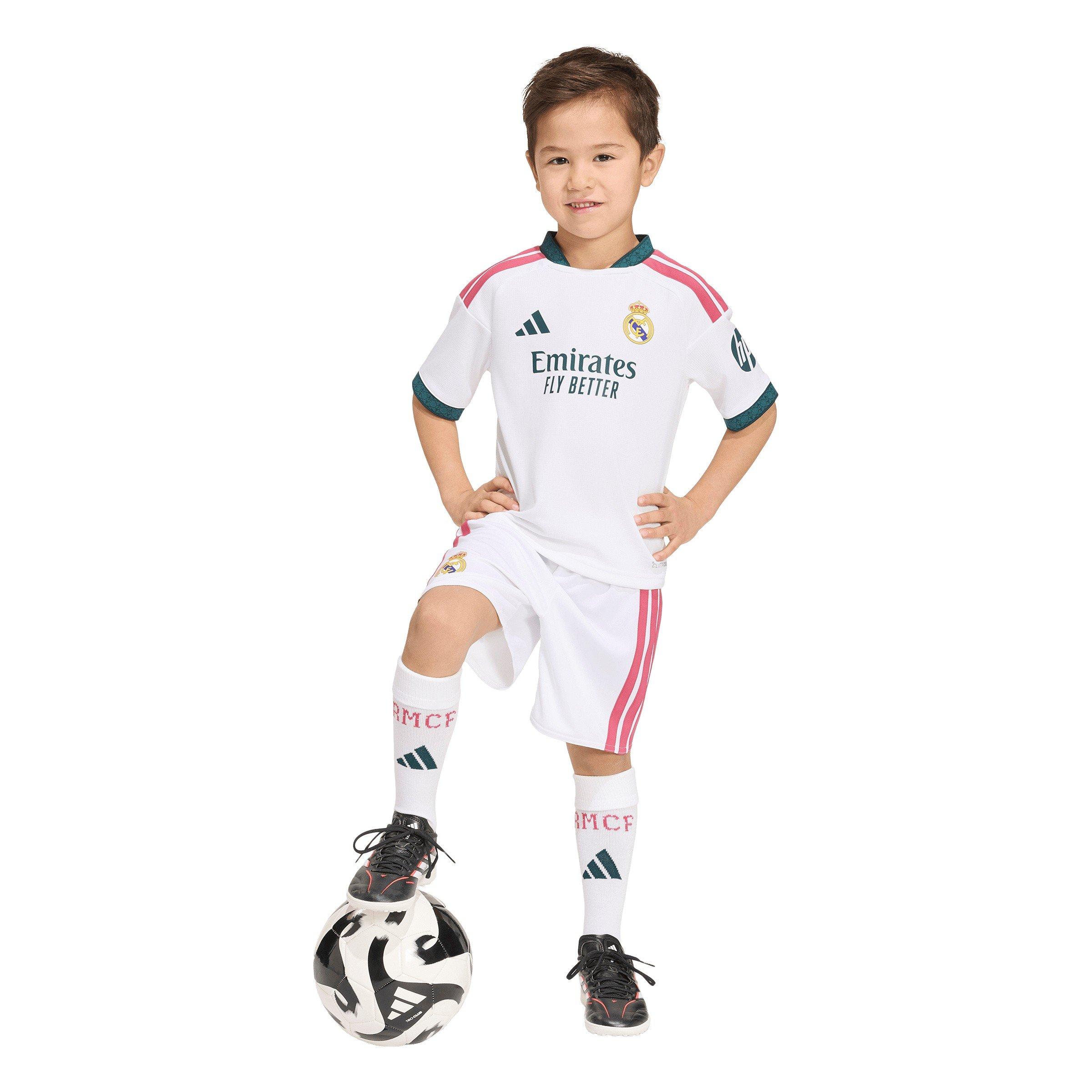 Wit/Groen - adidas - Real Madrid Home Mini Kit 2026/27 Infants - 7