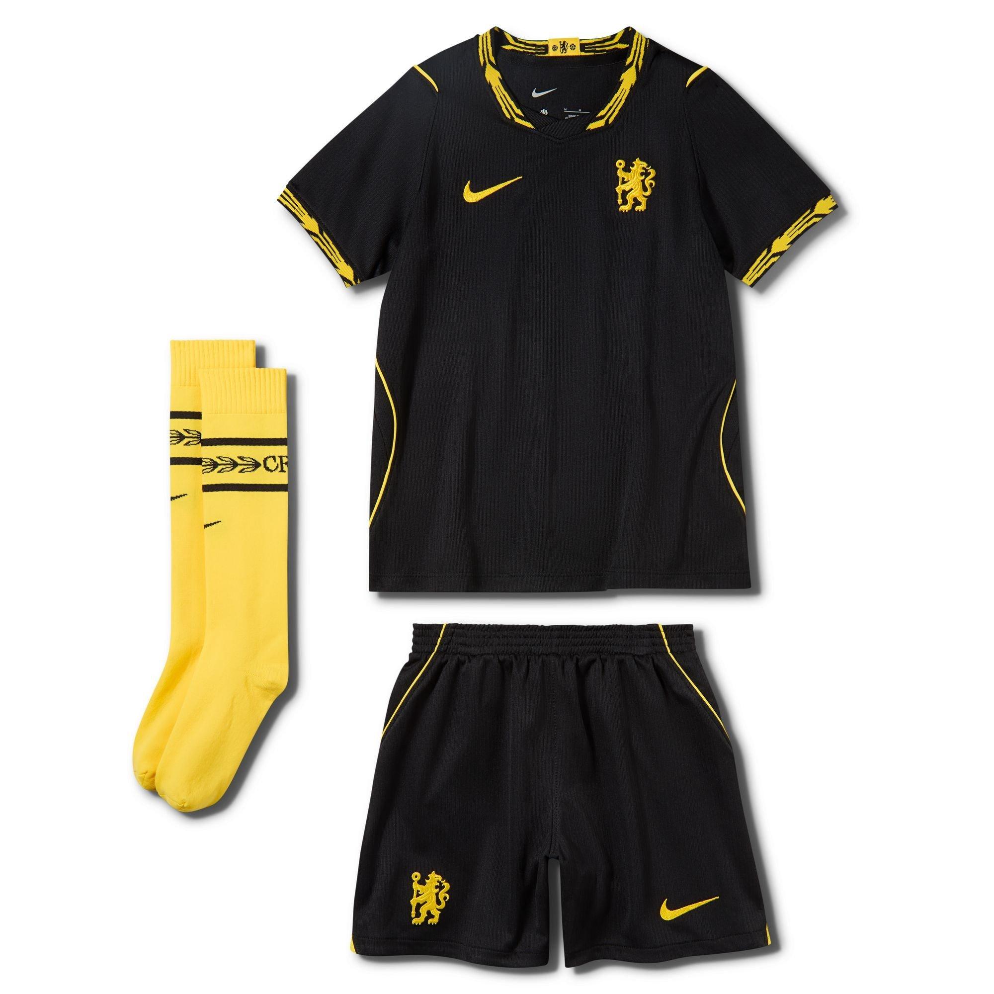 Zwart/Goud - Nike - Chelsea Away Mini Kit 2026/27 Infants - 1