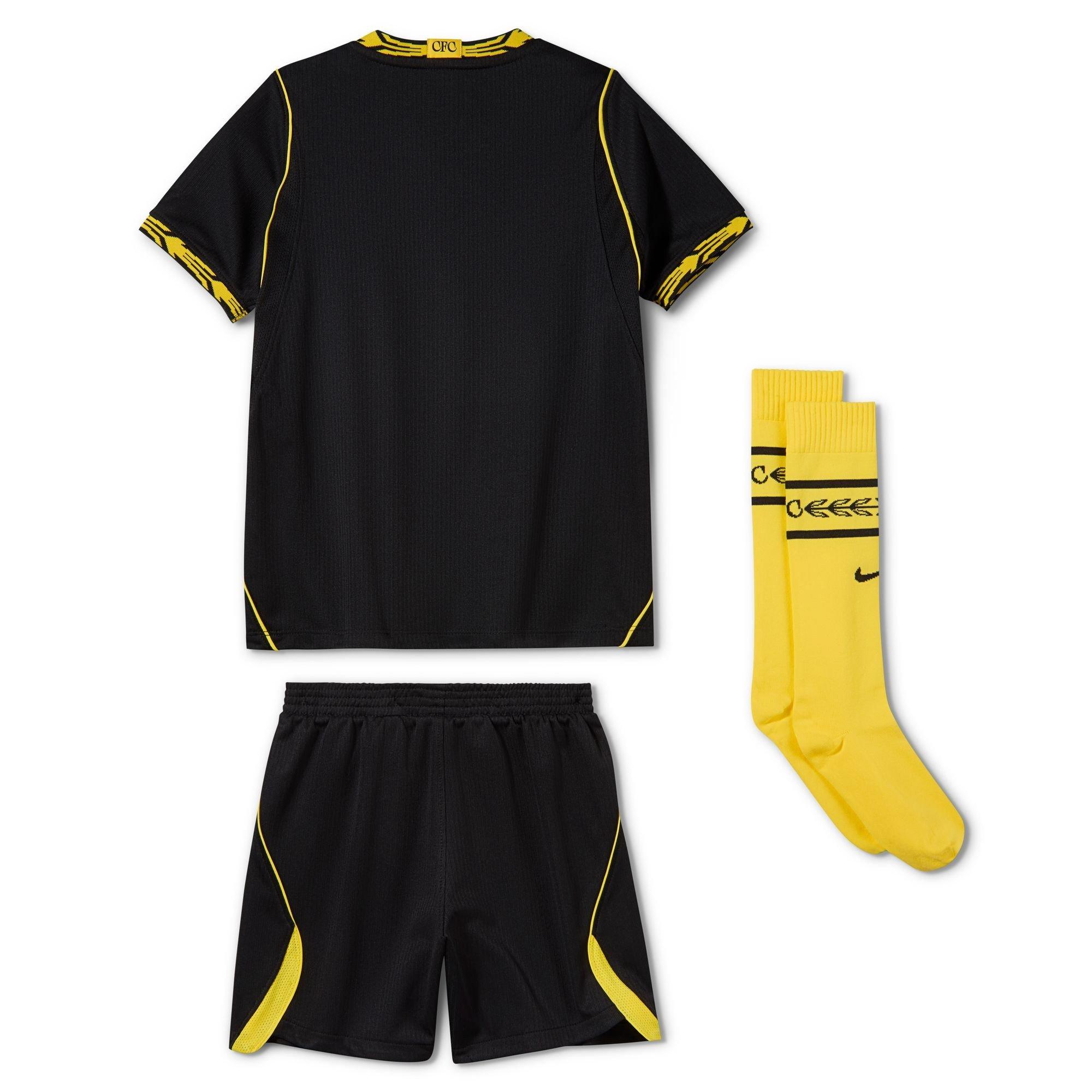 Black/Gold - Nike - Chelsea Away Mini Kit 2026/27 Infants - 2