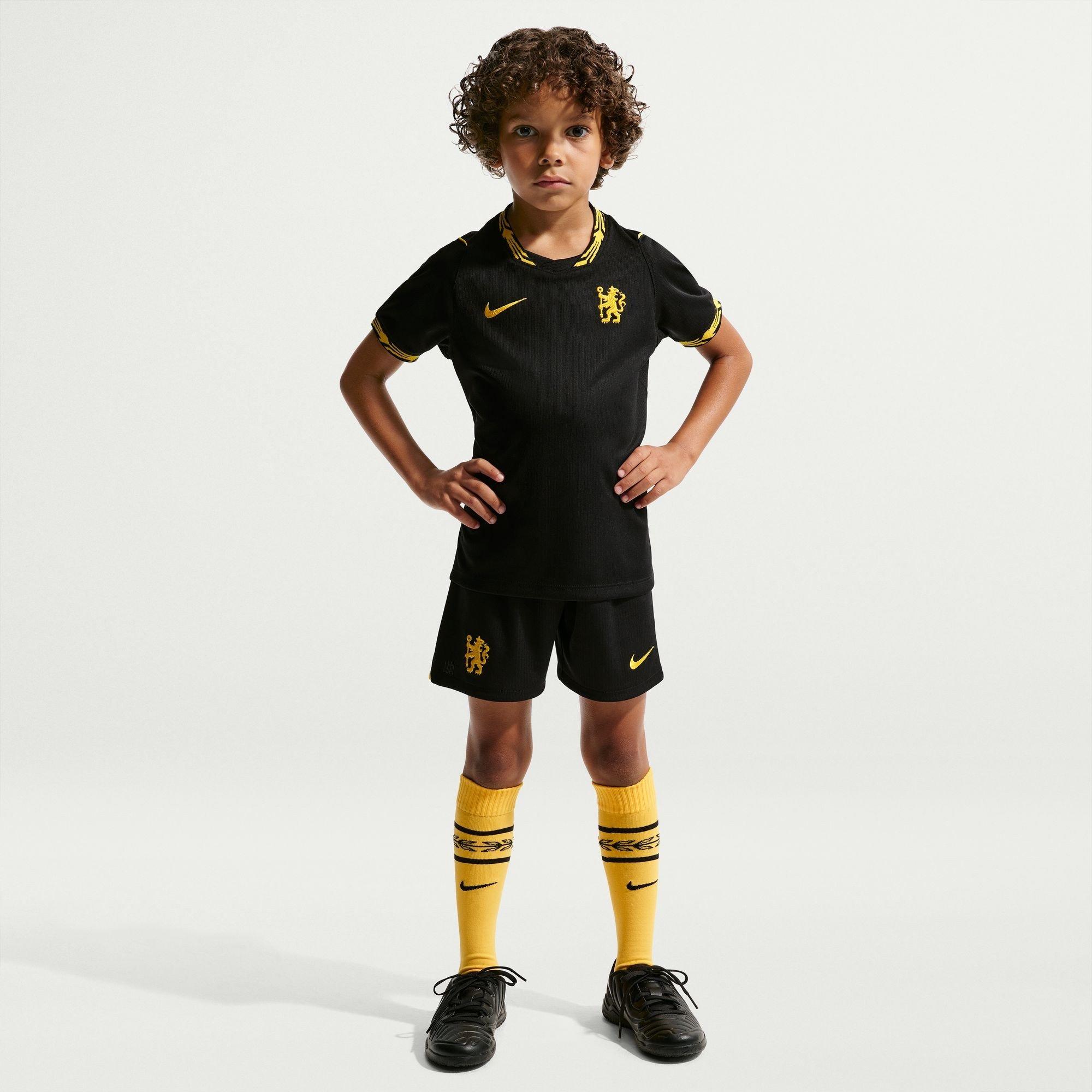 Black/Gold - Nike - Chelsea Away Mini Kit 2026/27 Infants - 3
