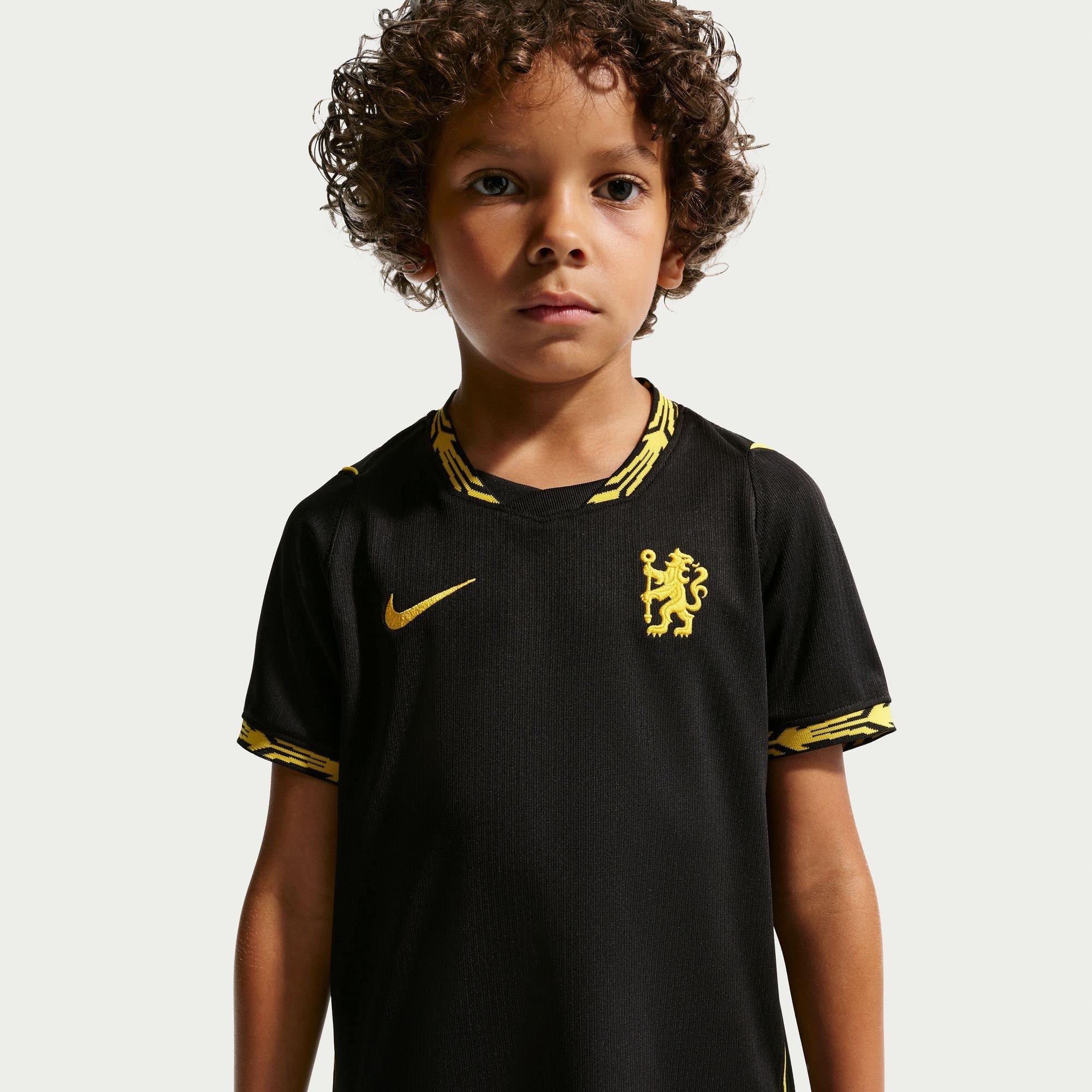 Black/Gold - Nike - Chelsea Away Mini Kit 2026/27 Infants - 8