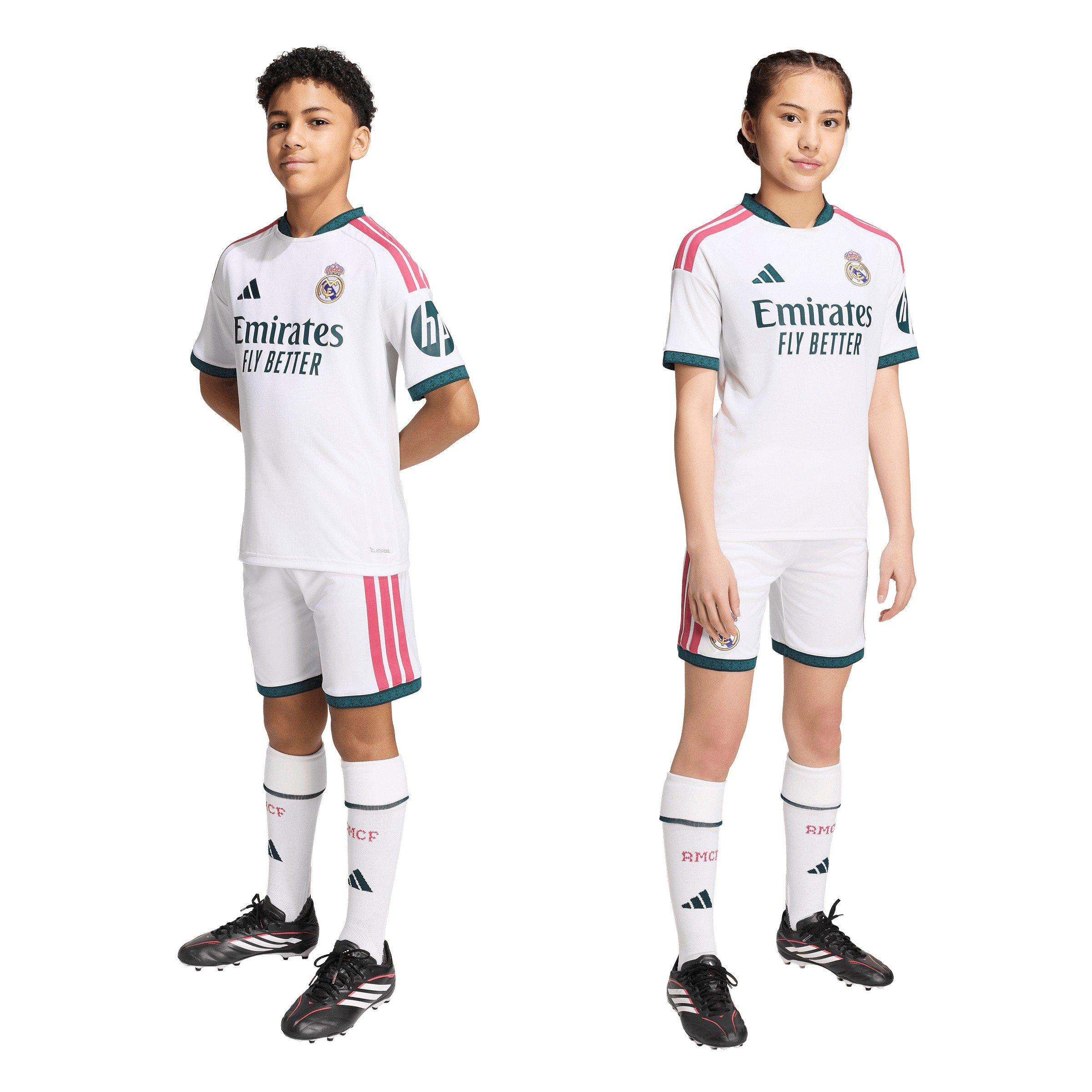 Wit/Groen - adidas - Real Madrid Home Kit 2026/27 Juniors - 3