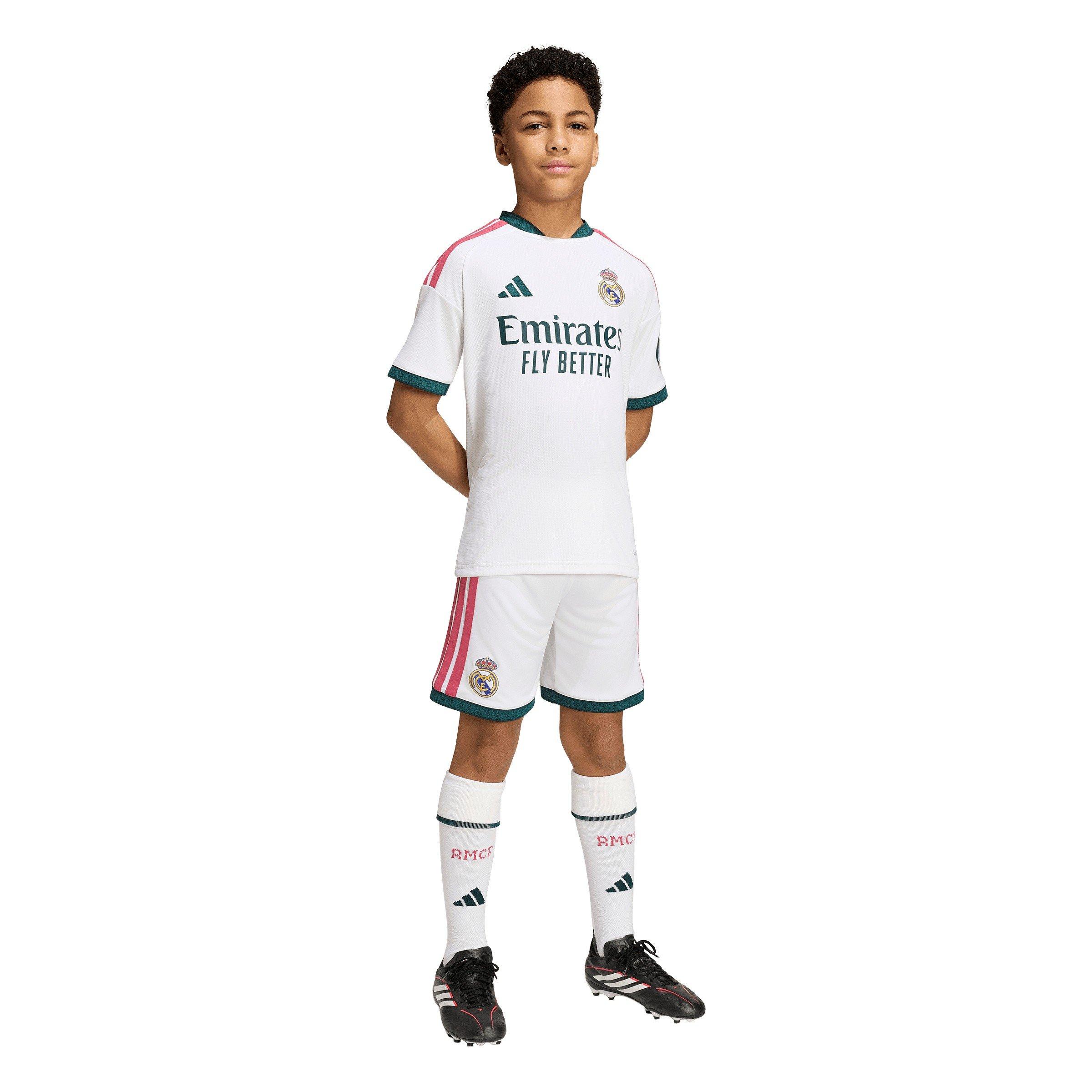 Wit/Groen - adidas - Real Madrid Home Kit 2026/27 Juniors - 5
