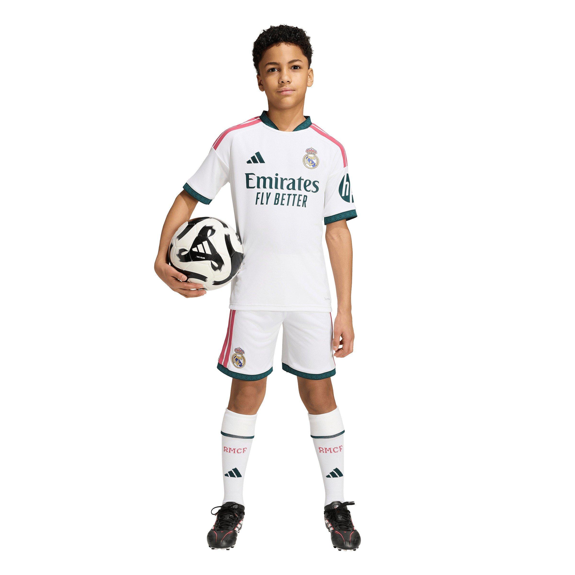 Wit/Groen - adidas - Real Madrid Home Kit 2026/27 Juniors - 7