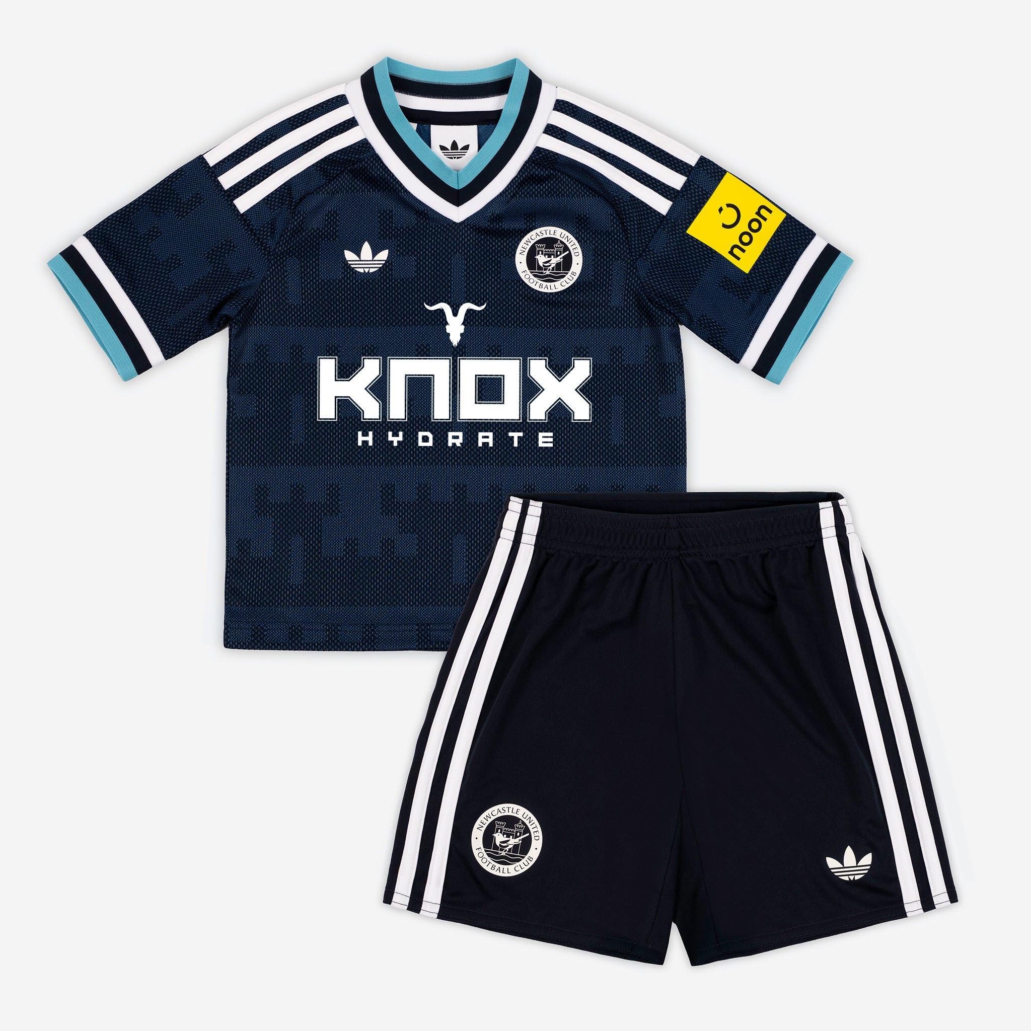 Navy/Blue - adidas - Newcastle United Away Mini Kit 2026/27 Infants - 1
