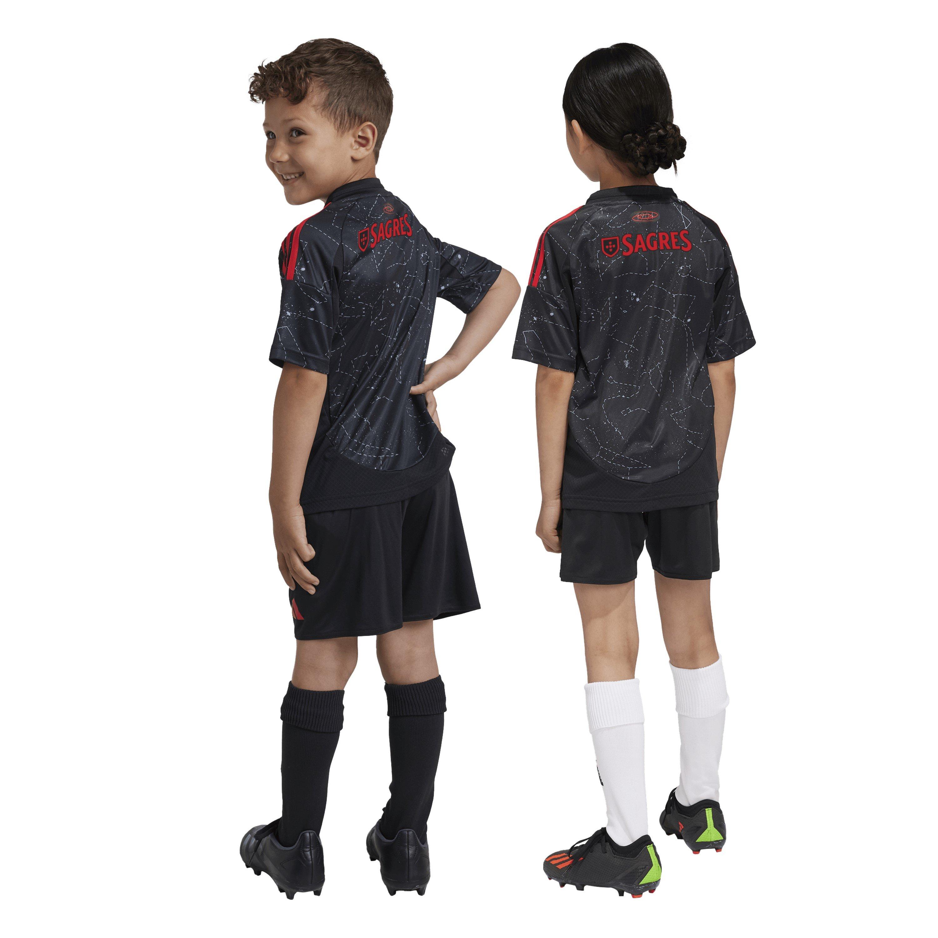 Black - adidas - Benfica Away Minikit 24/25 Infants - 3
