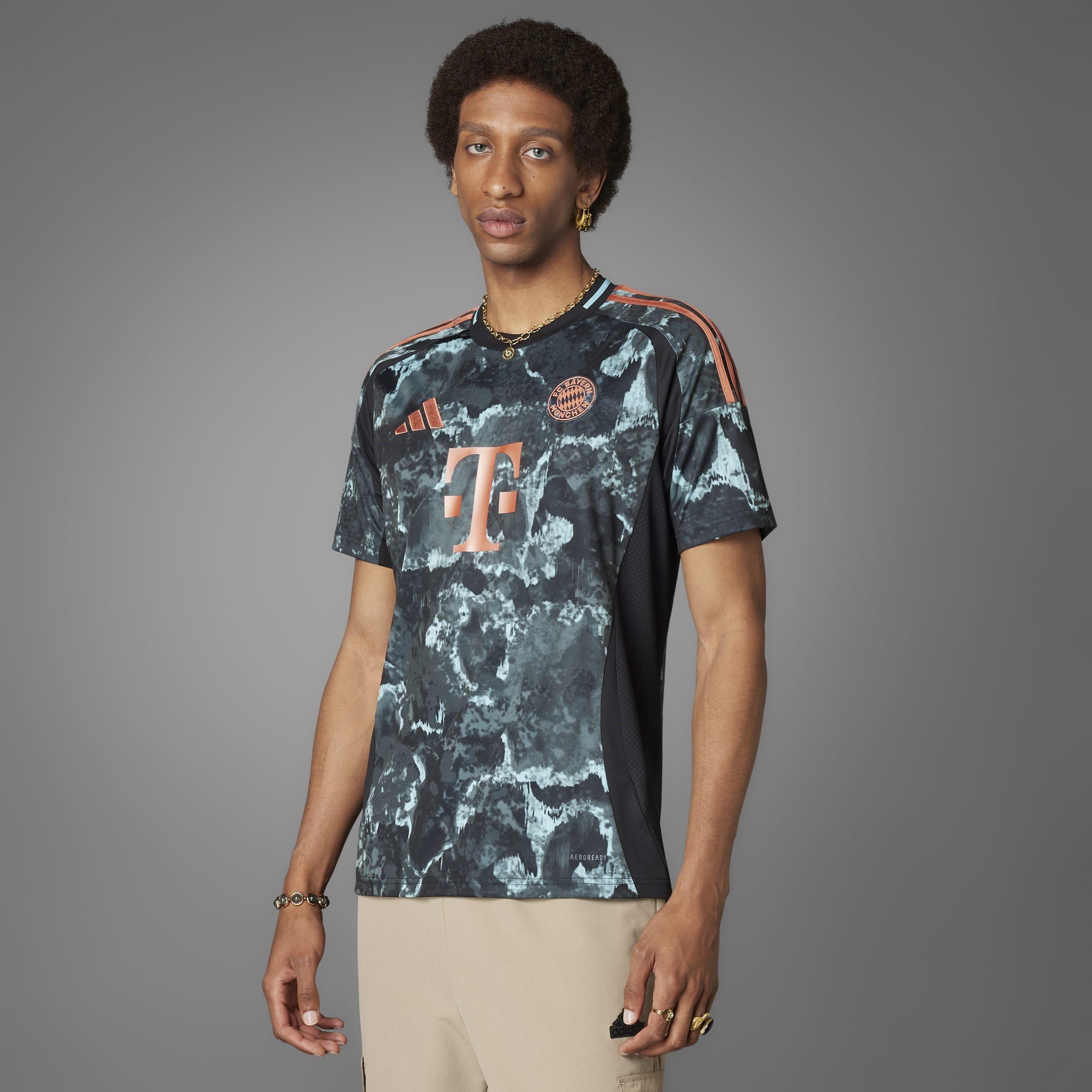 Black - adidas - FC Bayern Away Shirt 2024 2025 - 8