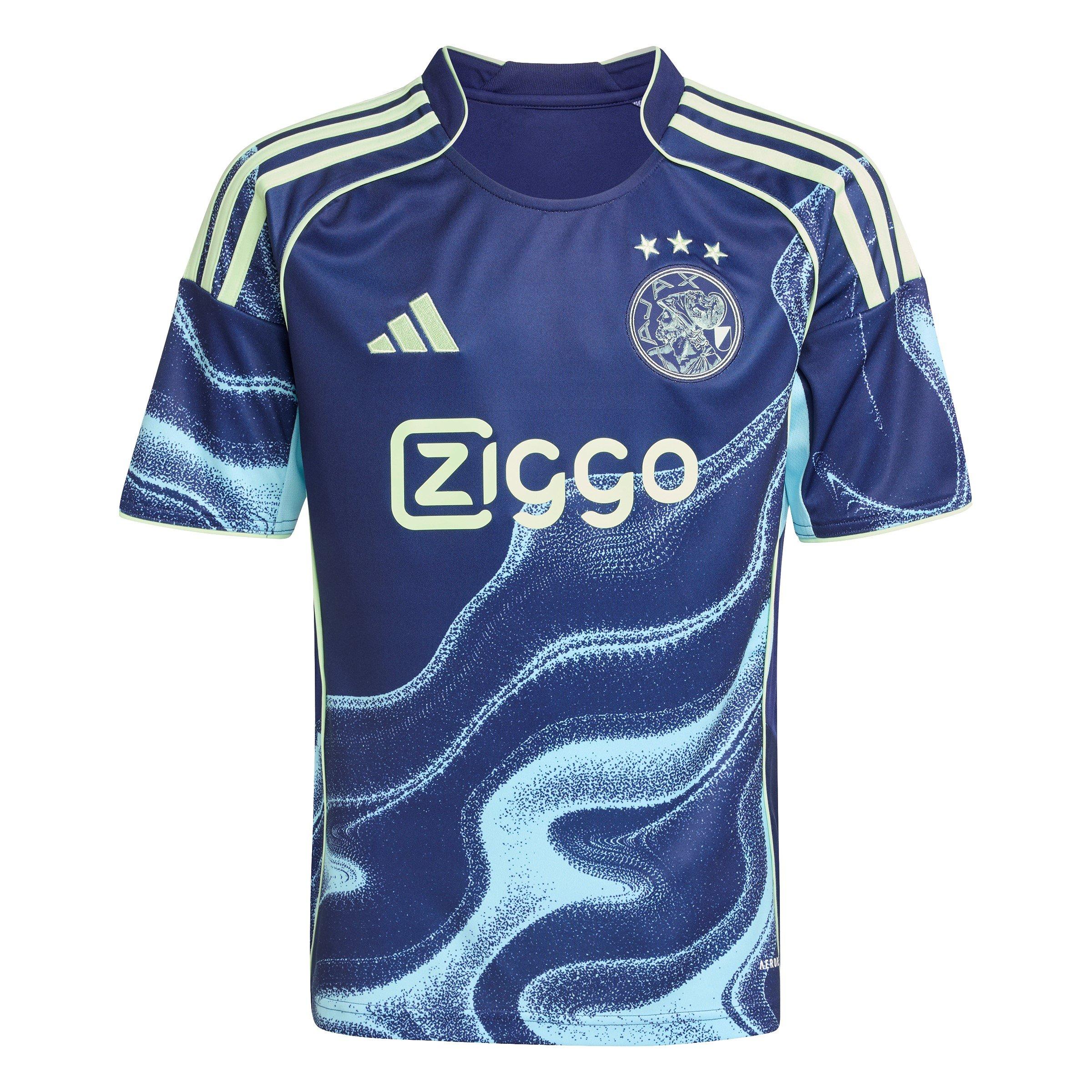 Adidas Boys Ajax Amsterdam Away Shirt 2025 2026 Juniors - Navy/Blue - 11-12 Years