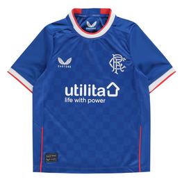 Castore Rangers FC Home Shirt 2022 2023 Junior Boys