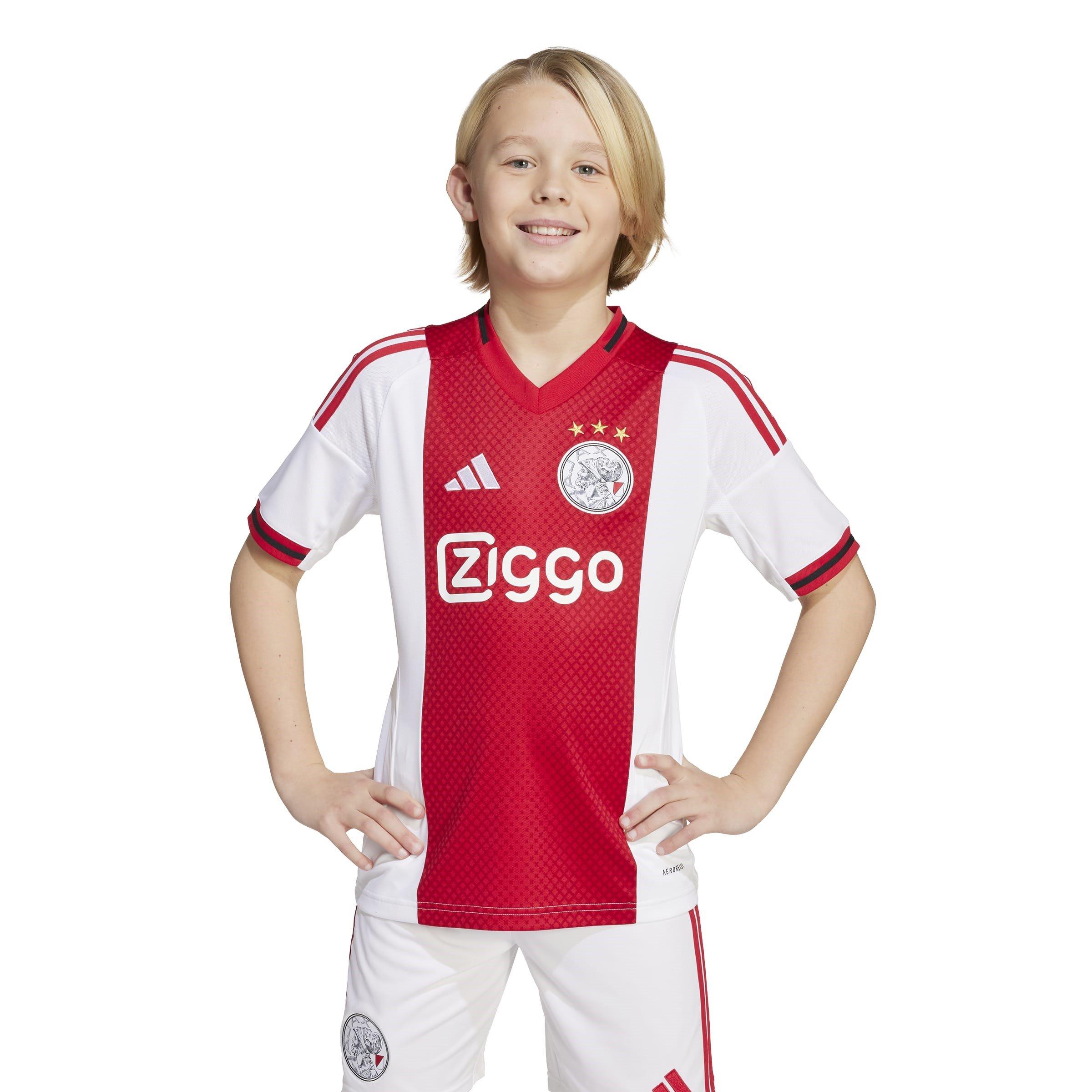 White - adidas - Ajax Home Shirt  2025 2026 Juniors - 3