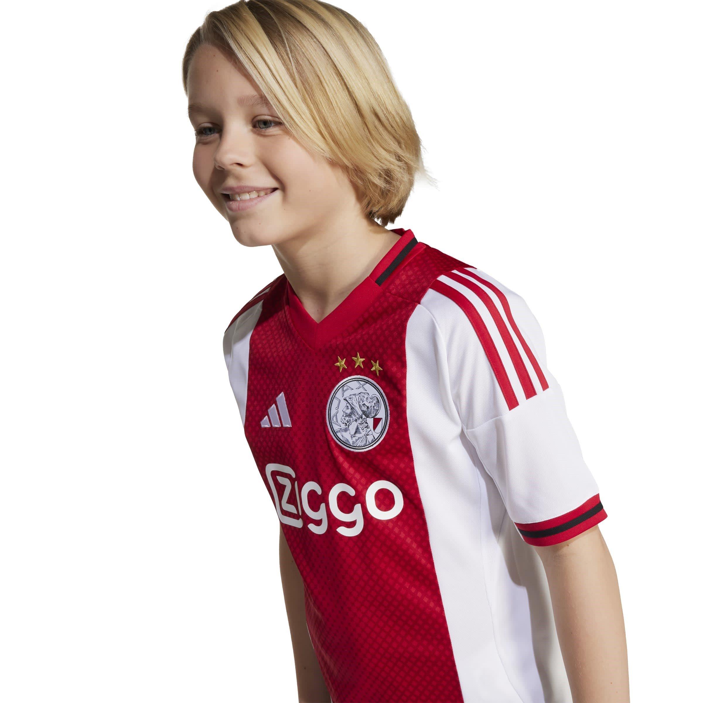 White - adidas - Ajax Home Shirt  2025 2026 Juniors - 5