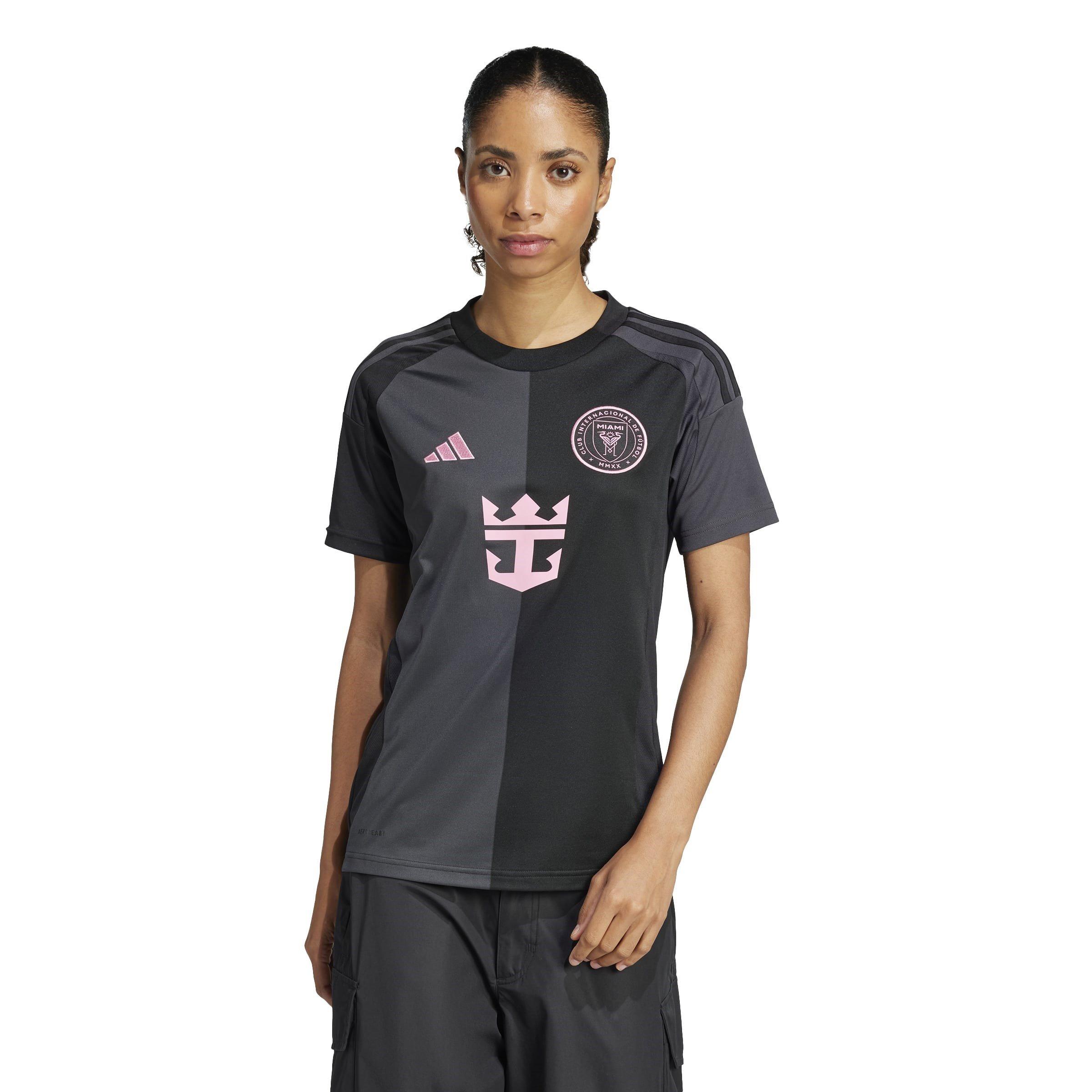 Black - adidas - Inter Miami Away Messi Shirt 2025 2026 Womens - 3