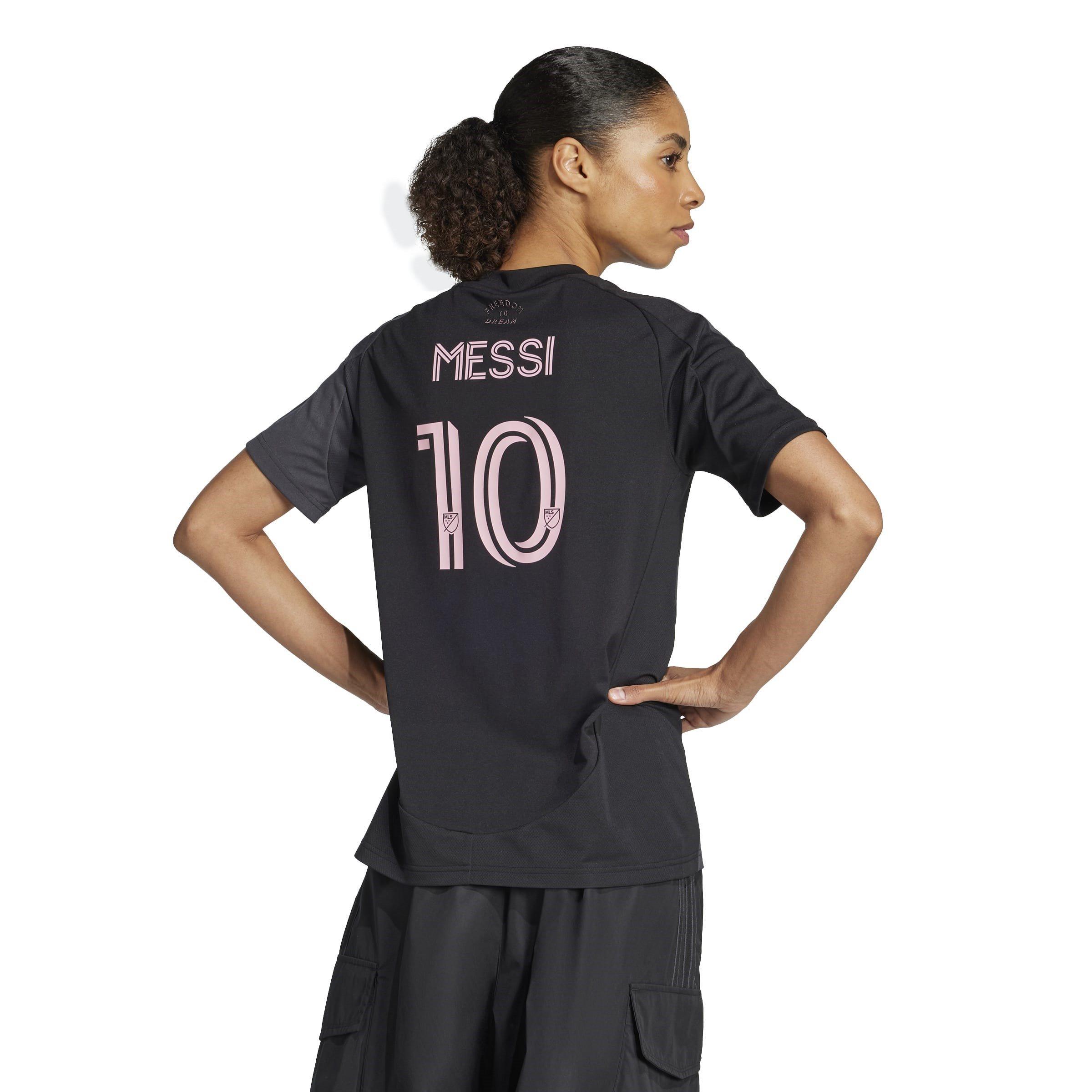 Black - adidas - Inter Miami Away Messi Shirt 2025 2026 Womens - 4