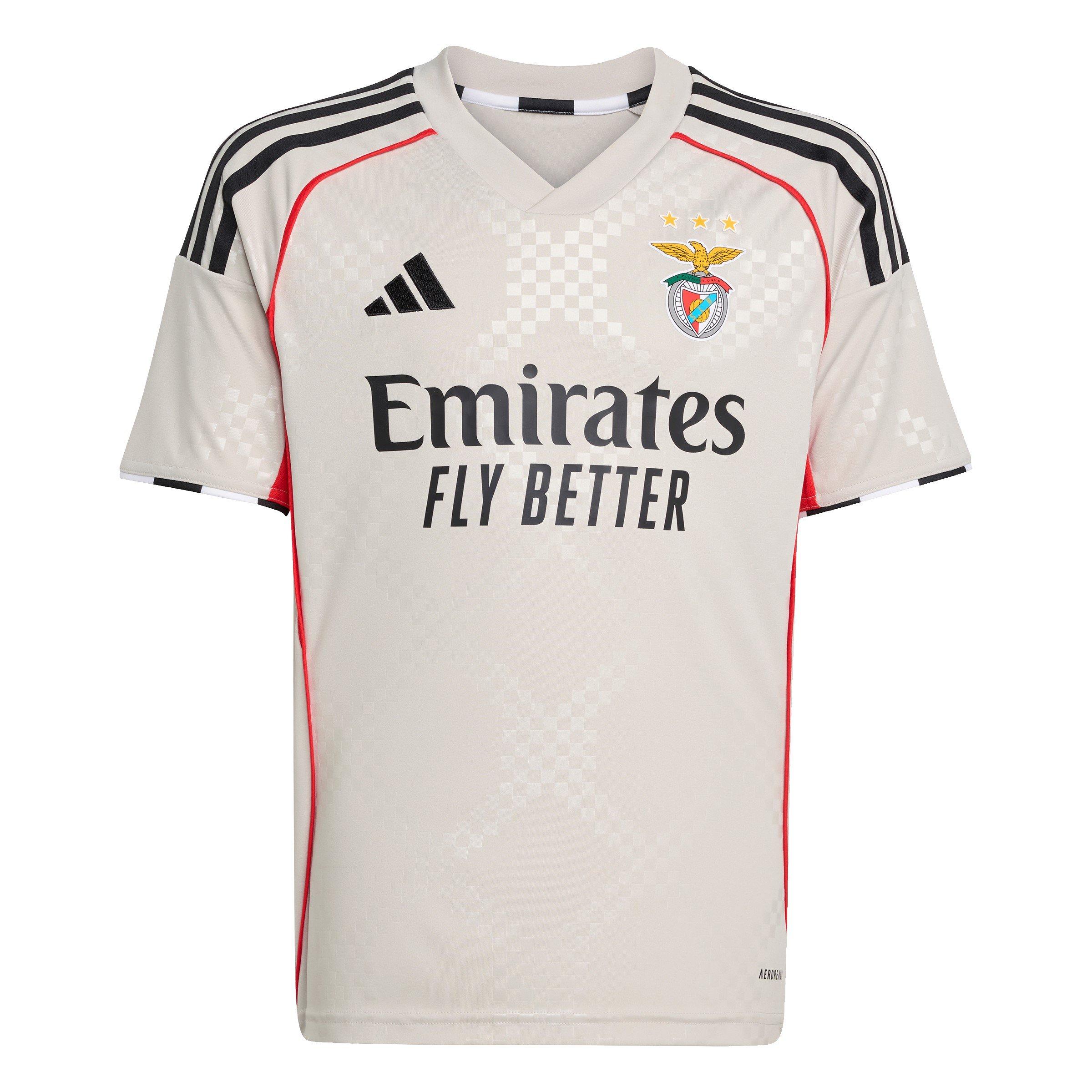 Silv-White - adidas - Benfica Away Shirt 2025 2026 Juniors - 1