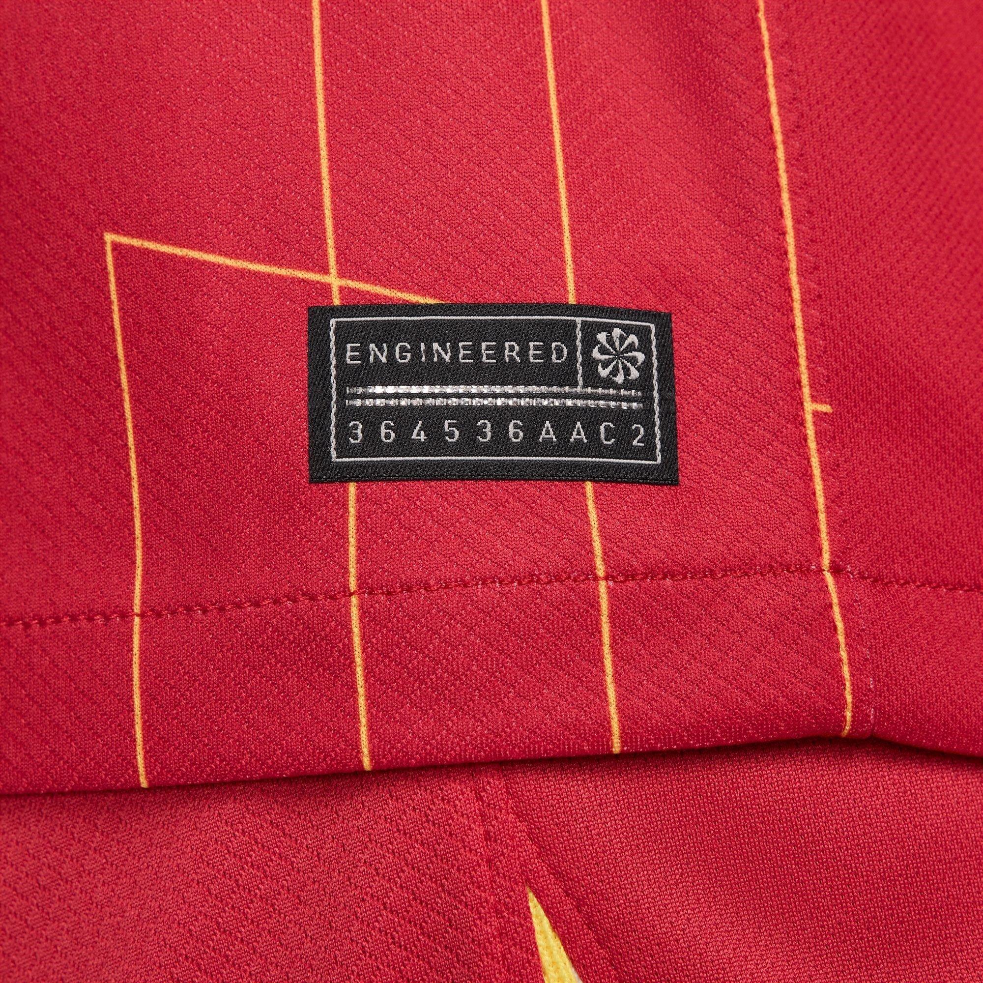 Red - Nike - Liverpool Home Shirt 2024 2025 Adults - 9