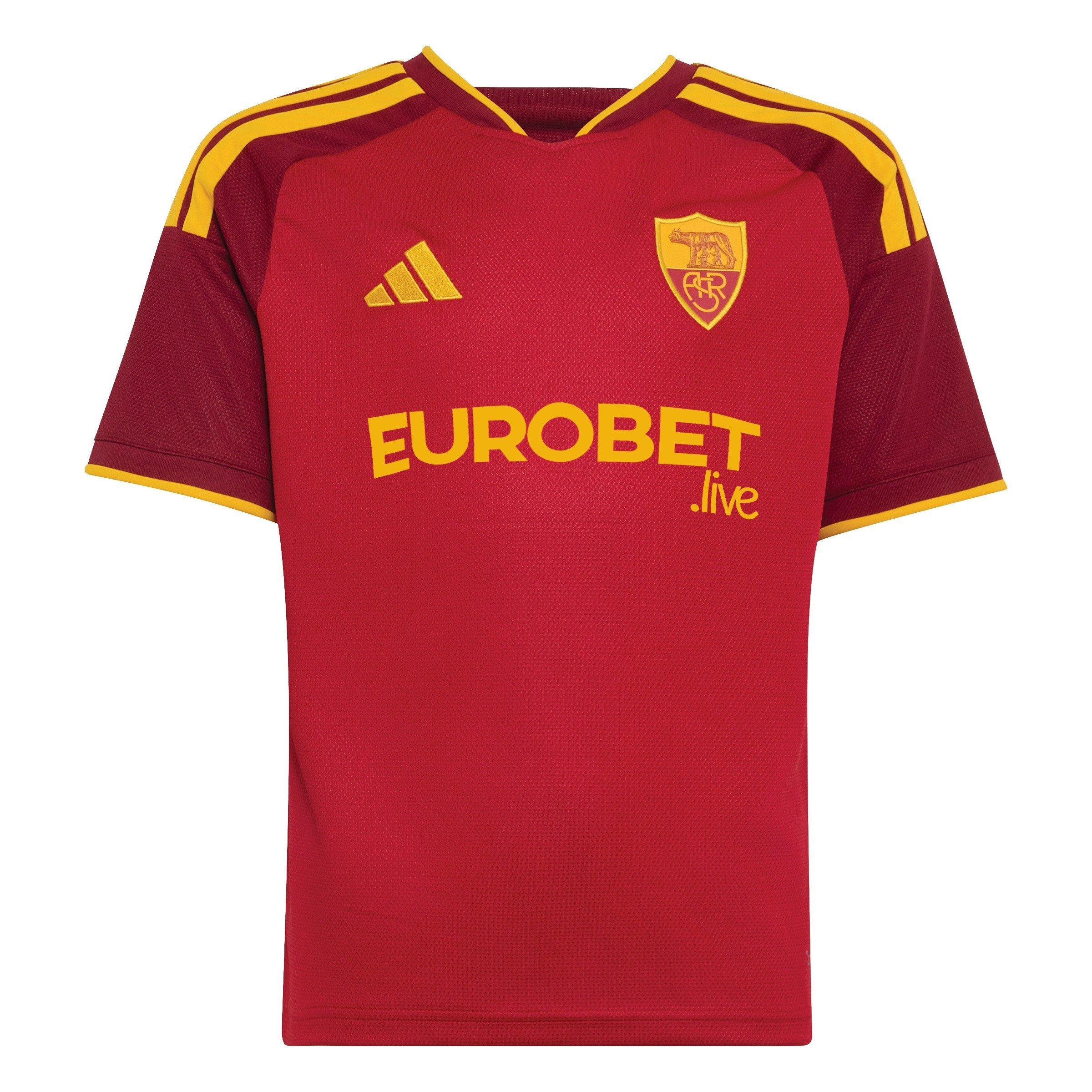 Red/Orange - adidas - AS Roma Home Shirt 2026/27 Juniors - 1