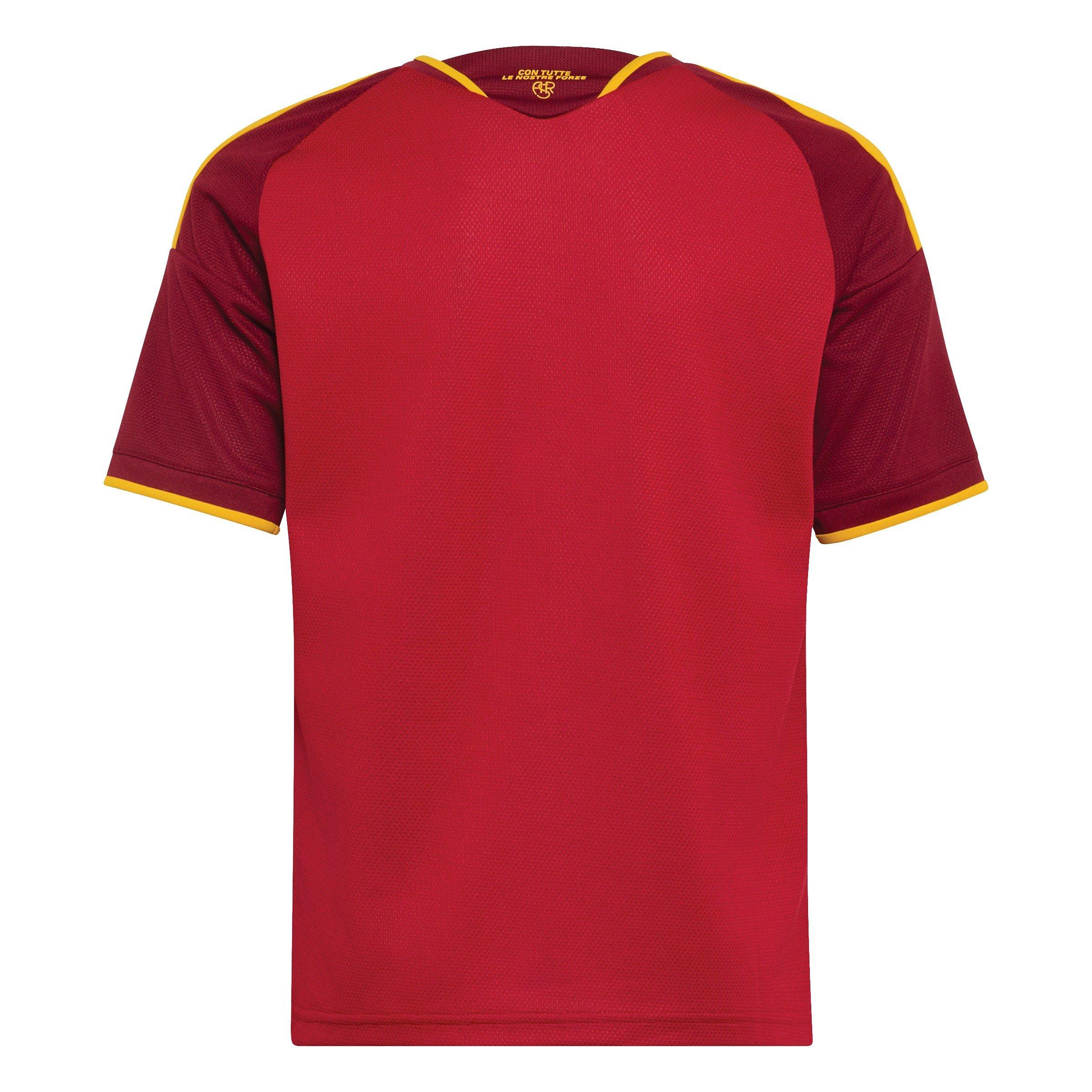 Rot/Orange - adidas - Kids' Roma Home 24/25 Short-Sleeve AEROREADY Football Shirt - 2