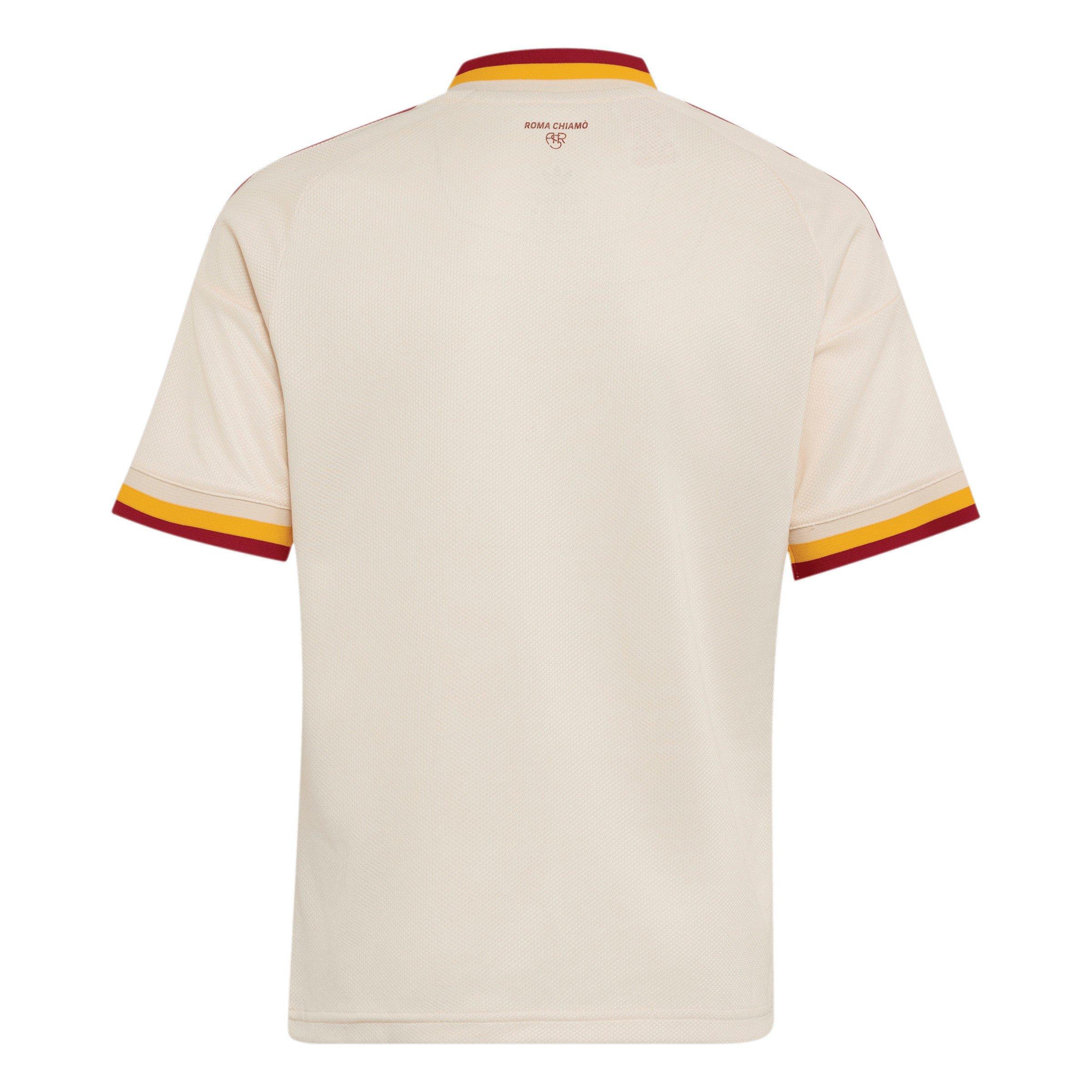 Wit/Oranje - adidas - AS Roma Away Shirt 2026/27 Juniors - 2