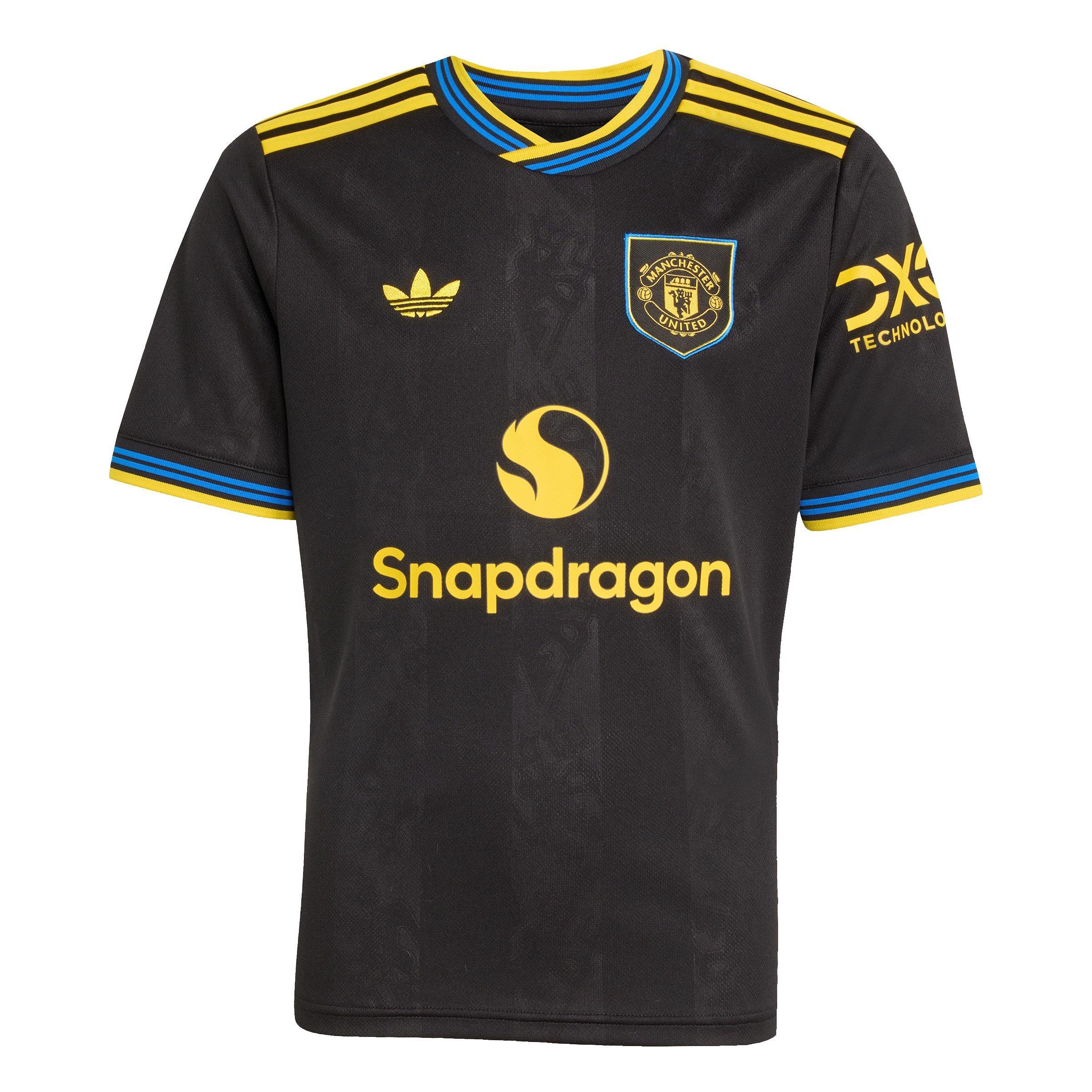 Black - adidas - Manchester United Third Shirt 2025 2026 Juniors - 1