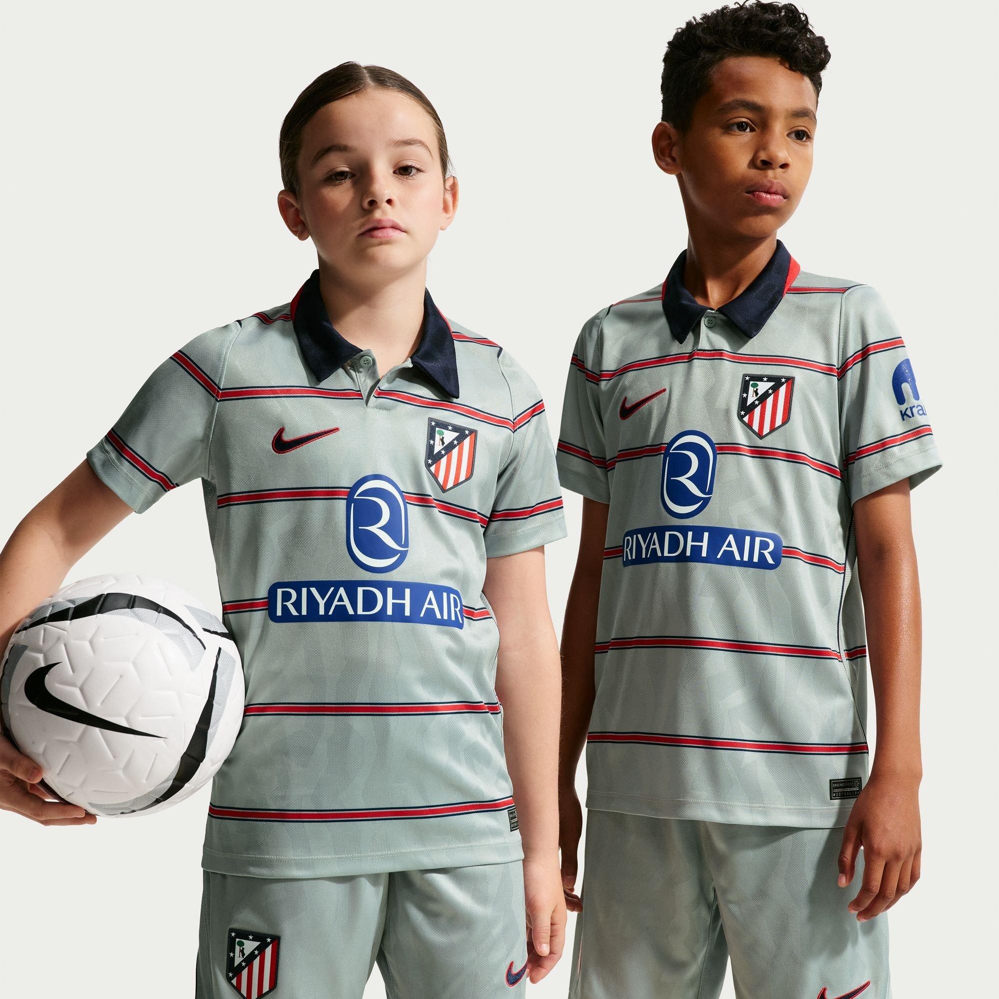 Grijs/Marineblauw - Nike - Atletico Madrid Third Shirt 2026/27 Juniors - 3