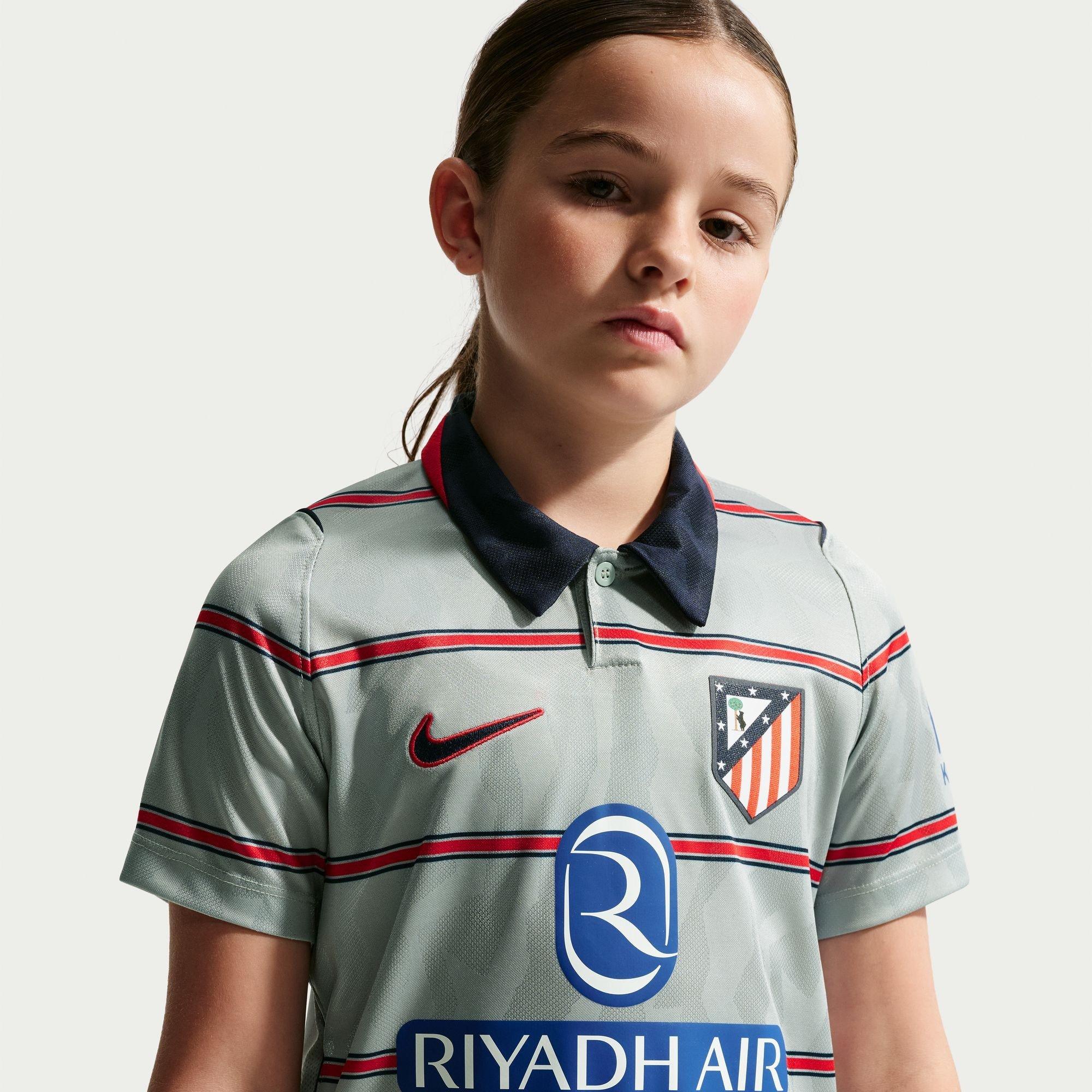 Grijs/Marineblauw - Nike - Atletico Madrid Third Shirt 2026/27 Juniors - 4