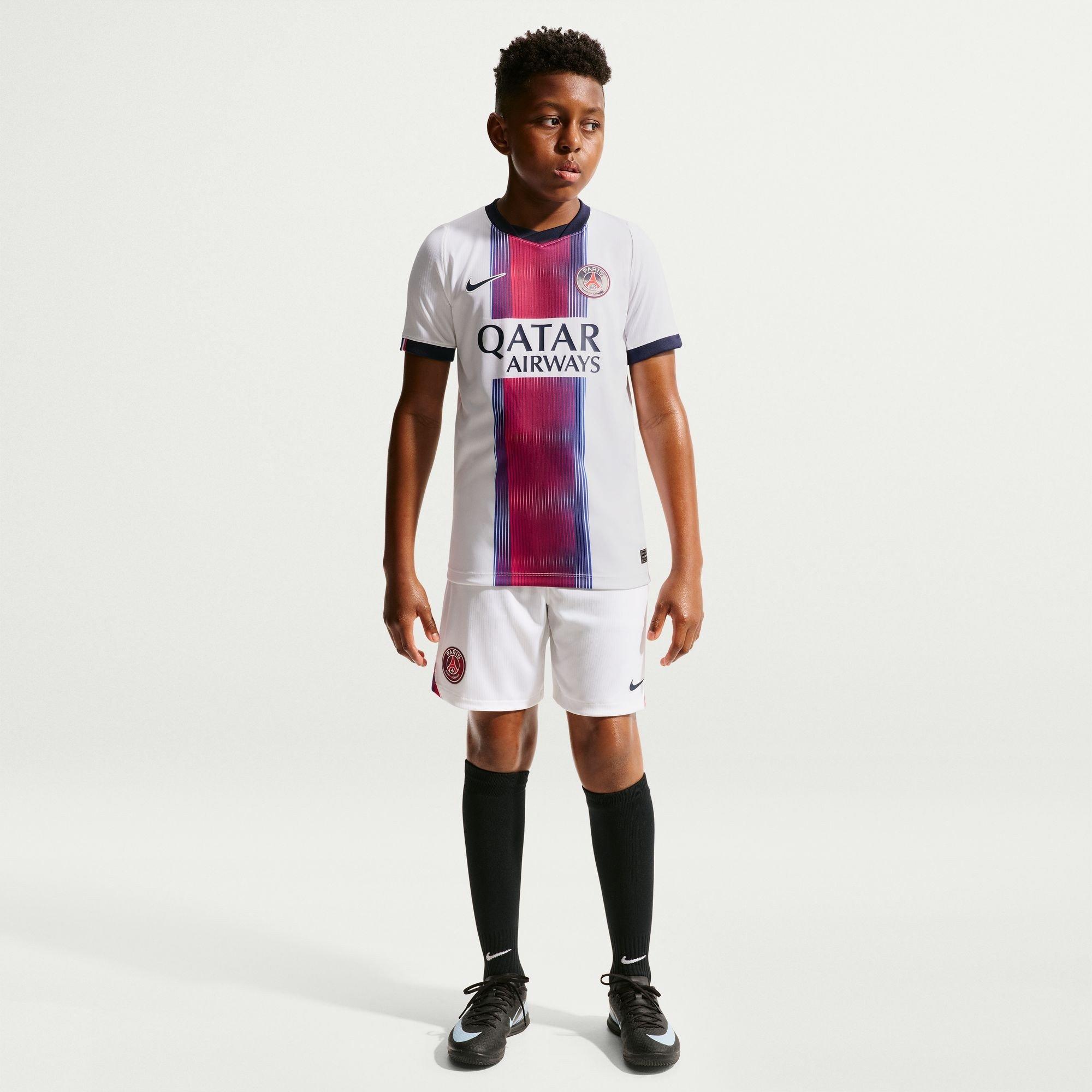 Wit/Marineblauw - Nike - PSG Away Shirt 2026/27 Juniors - 8