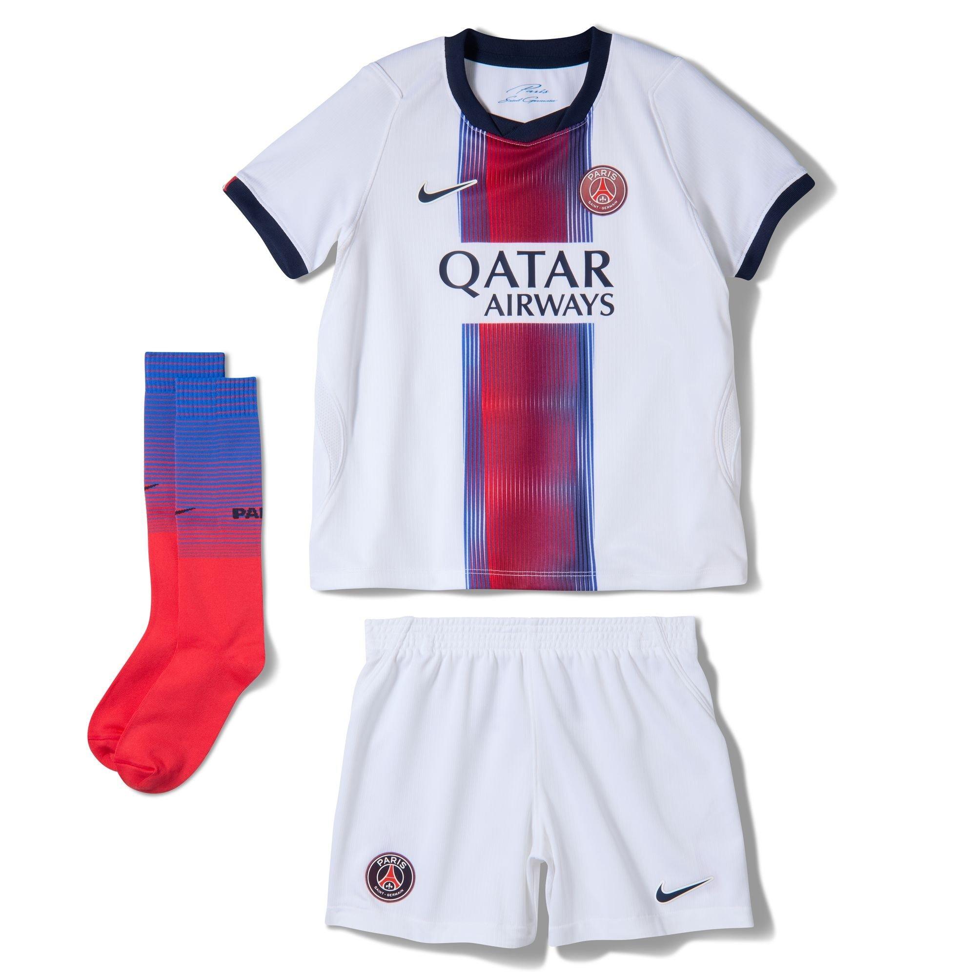 White/Navy - Nike - PSG Away Mini Kit 2026/27 Infants - 1