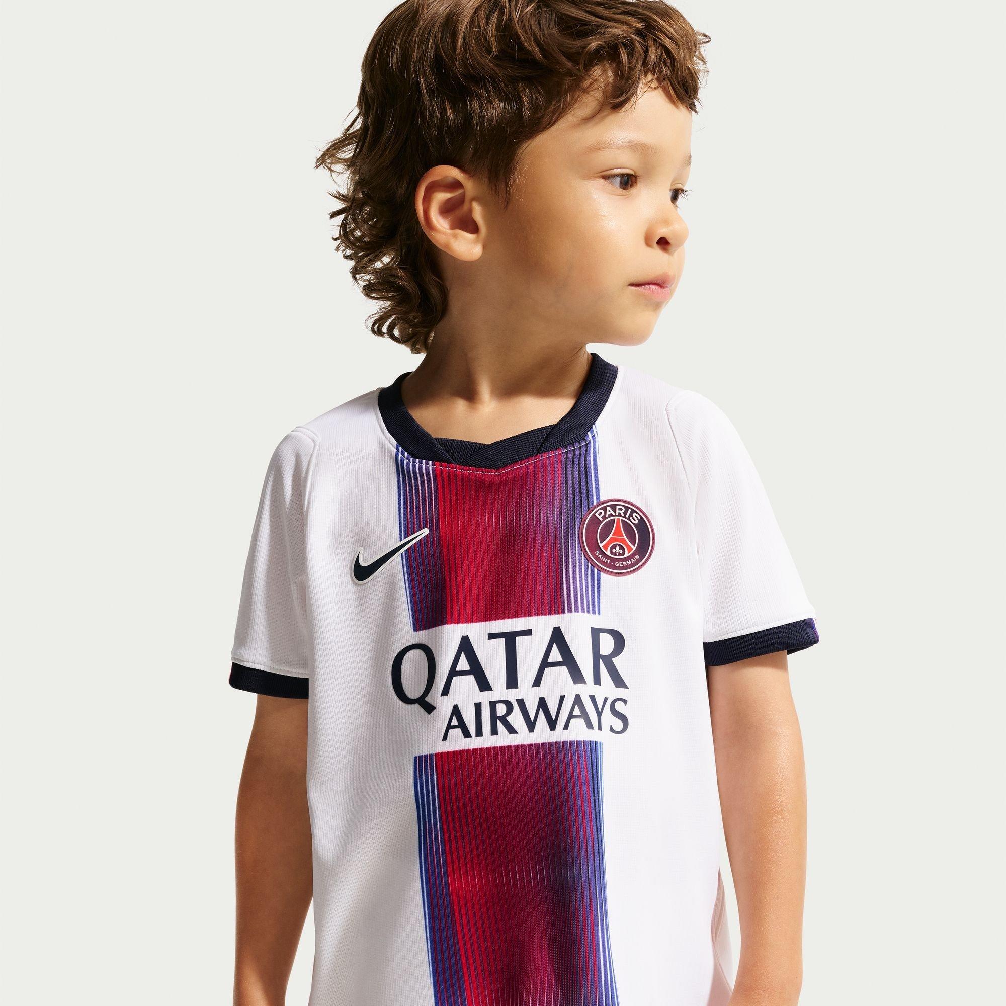 White/Navy - Nike - PSG Away Mini Kit 2026/27 Infants - 5