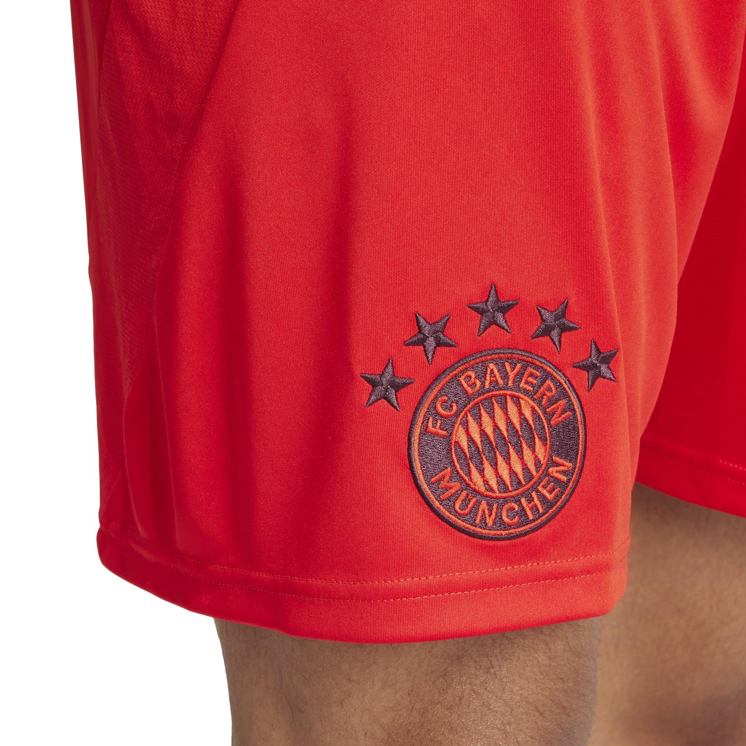 Rot - adidas - Bayern Munich Home Shorts 2024 2025 Adults - 5